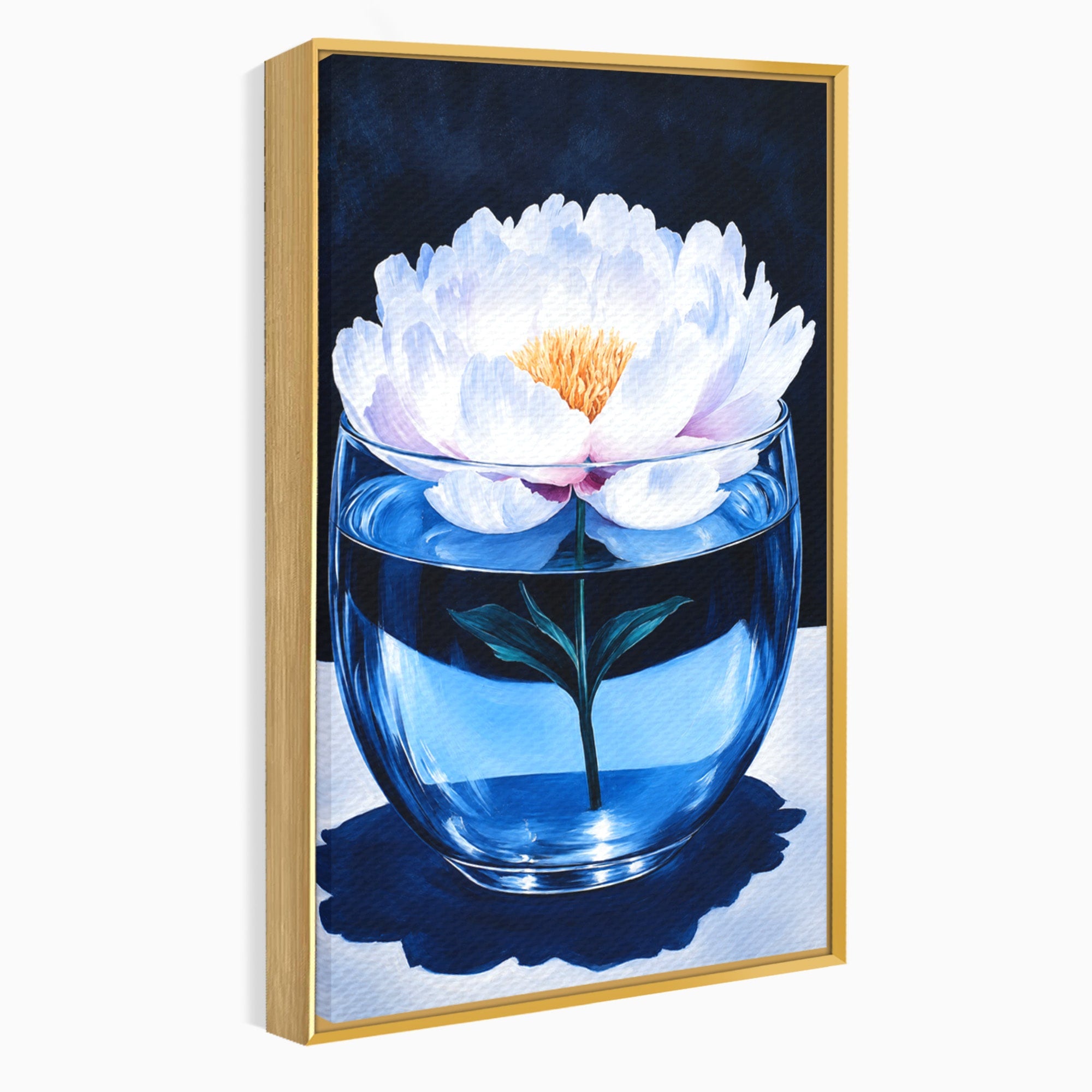 Tablou Canvas Premium LuxCanva® A1824, Bujor In Vaza, Bujor, Vaza, Floral, Living, Dormitor, Culori Vibrante
