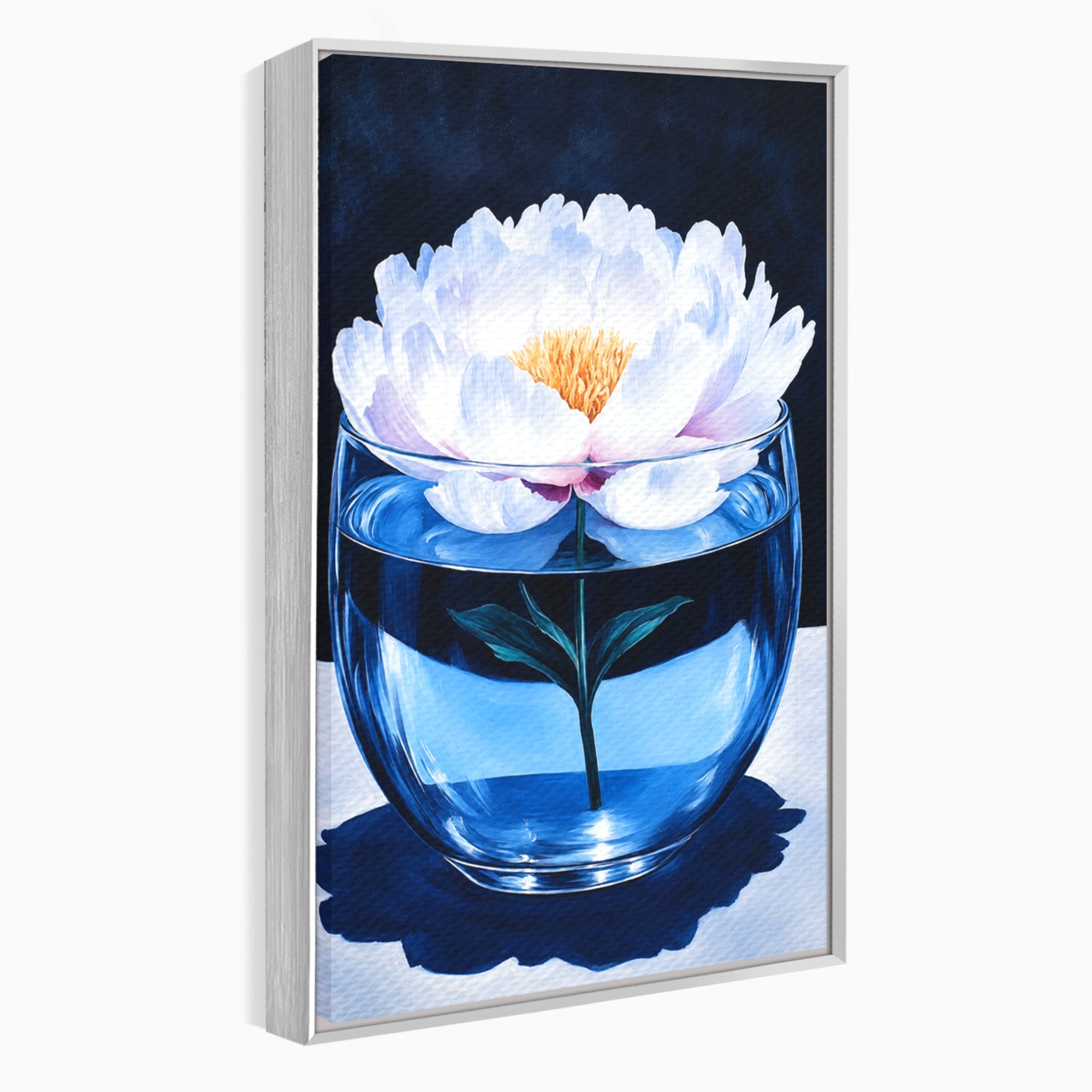 Tablou Canvas Premium LuxCanva® A1824, Bujor In Vaza, Bujor, Vaza, Floral, Living, Dormitor, Culori Vibrante