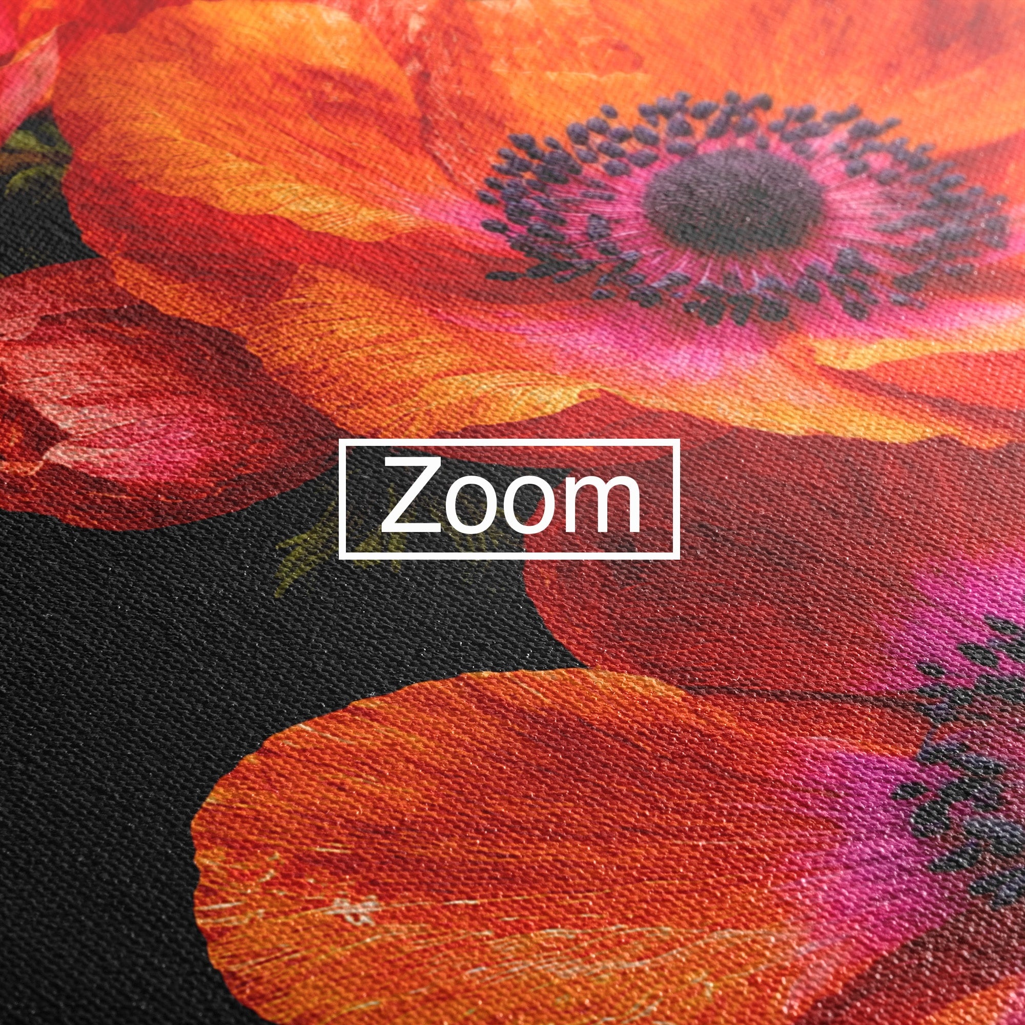 Tablou Canvas Premium LuxCanva® A1829, Maci Rosii, Maci, Flori, Natura, Vibrant, Dormitor, Culori Vibrante