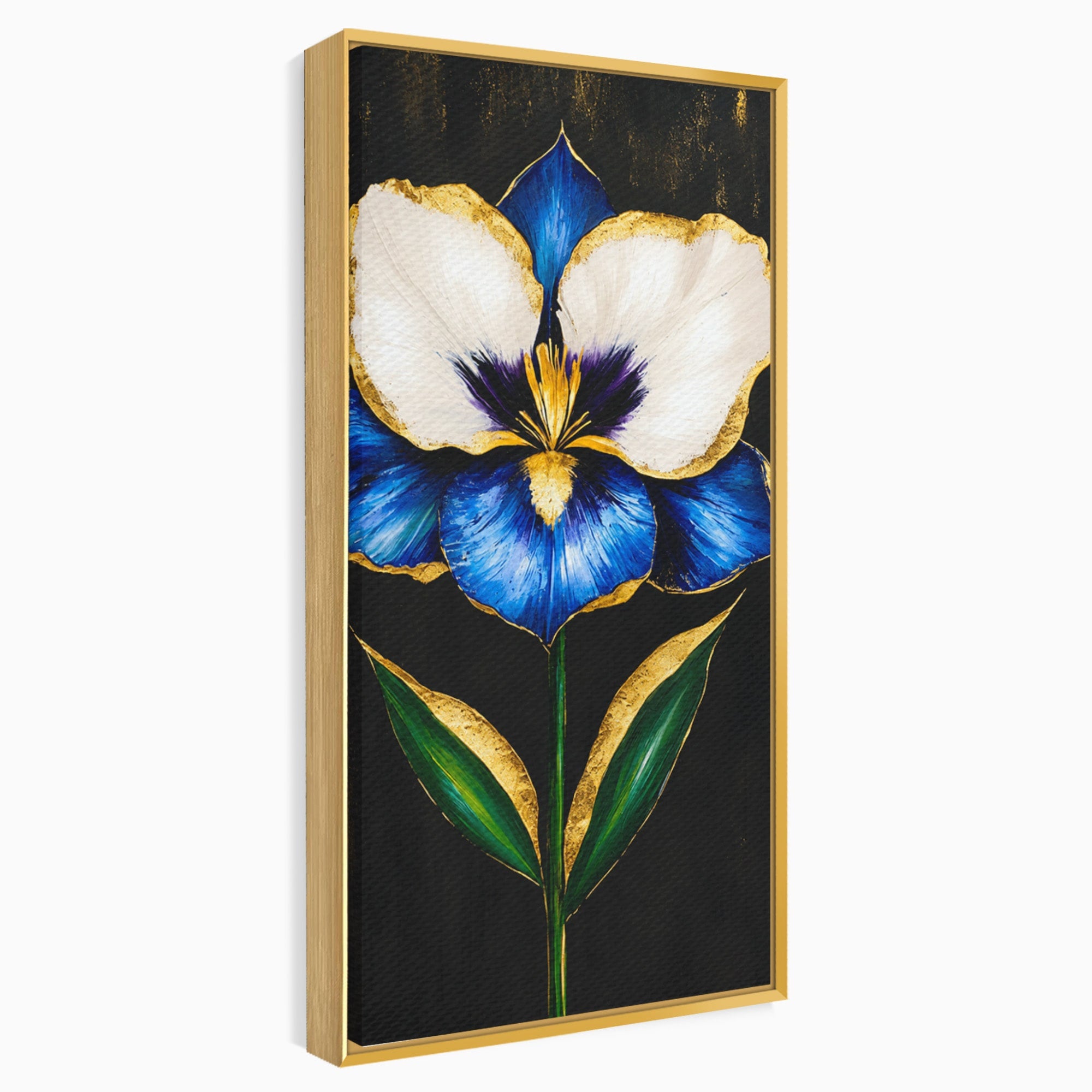 Tablou Canvas Premium LuxCanva® A1830, Iris Prețios, Floare, Natura, Eleganta, Living, Dormitor, Culori Vibrante