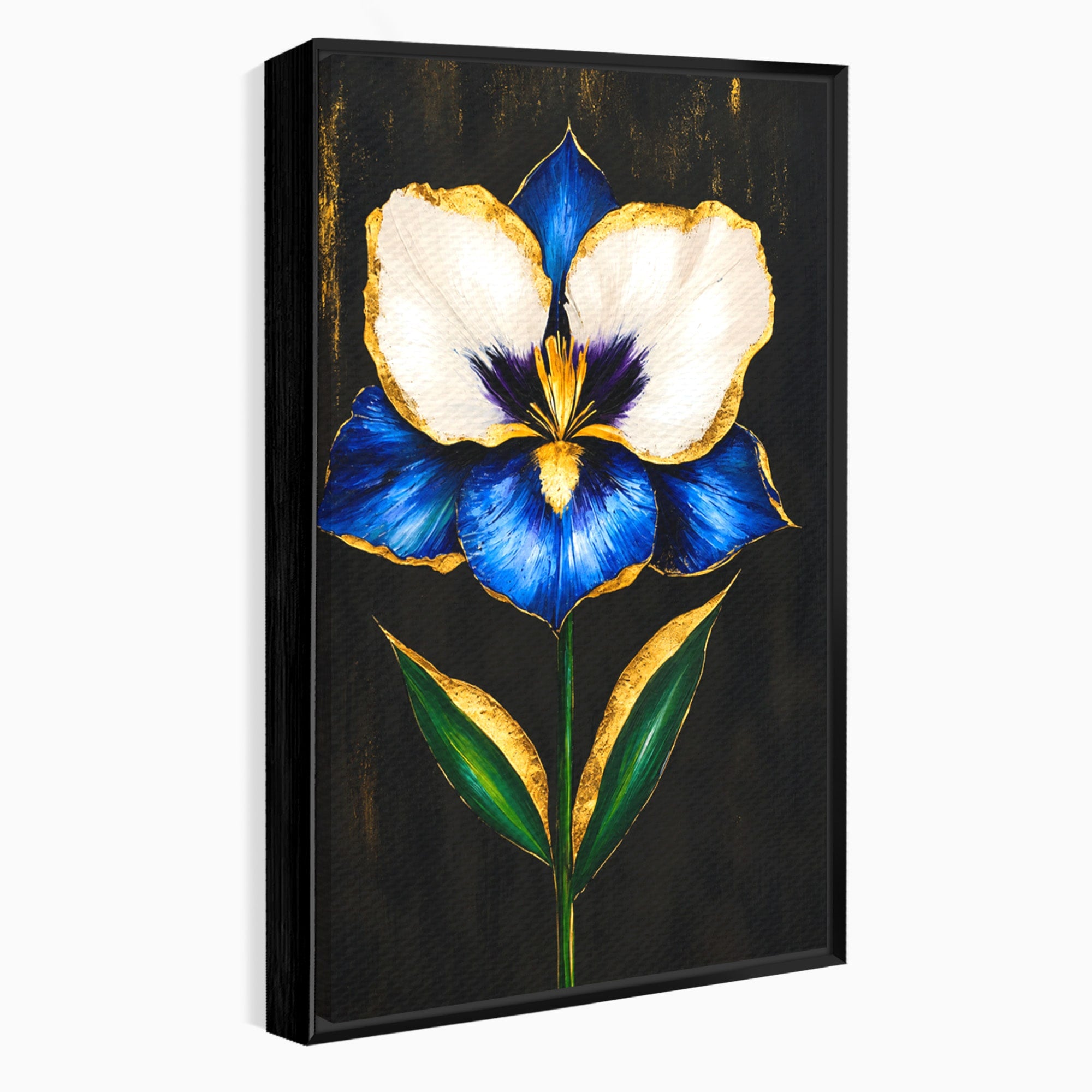 Tablou Canvas Premium LuxCanva® A1830, Iris Prețios, Floare, Natura, Eleganta, Living, Dormitor, Culori Vibrante