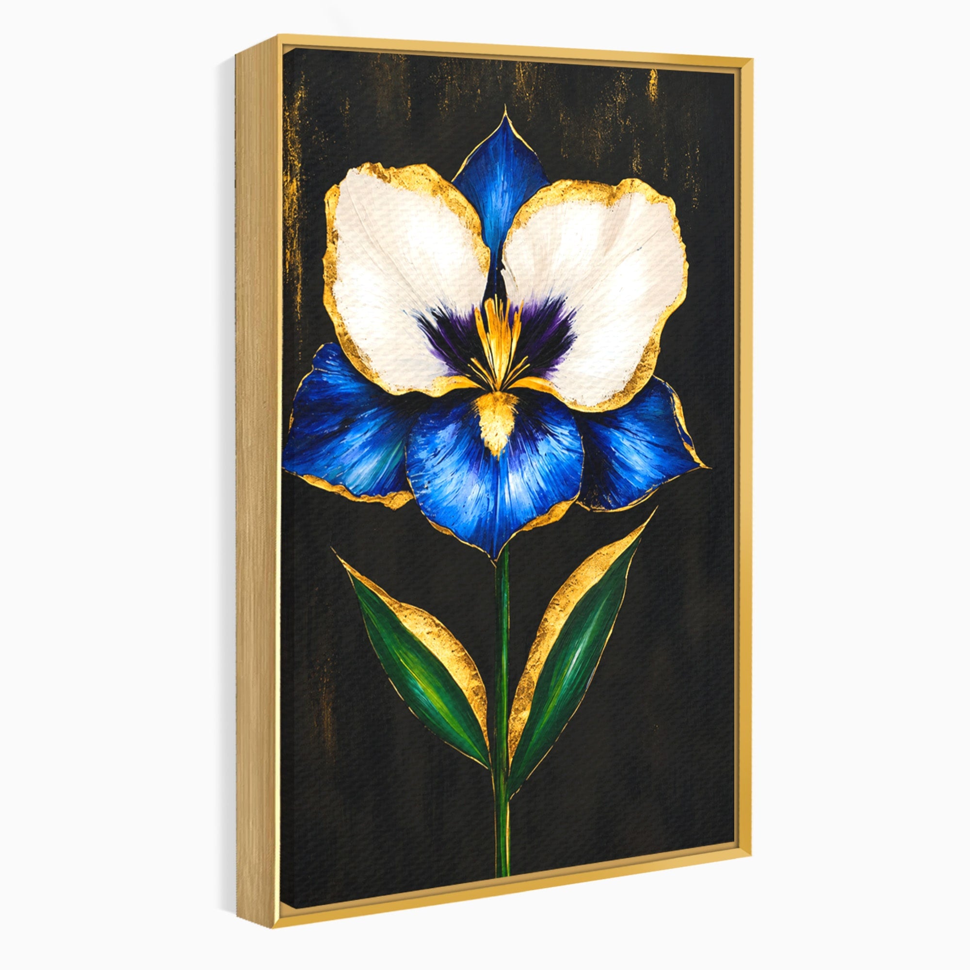 Tablou Canvas Premium LuxCanva® A1830, Iris Prețios, Floare, Natura, Eleganta, Living, Dormitor, Culori Vibrante