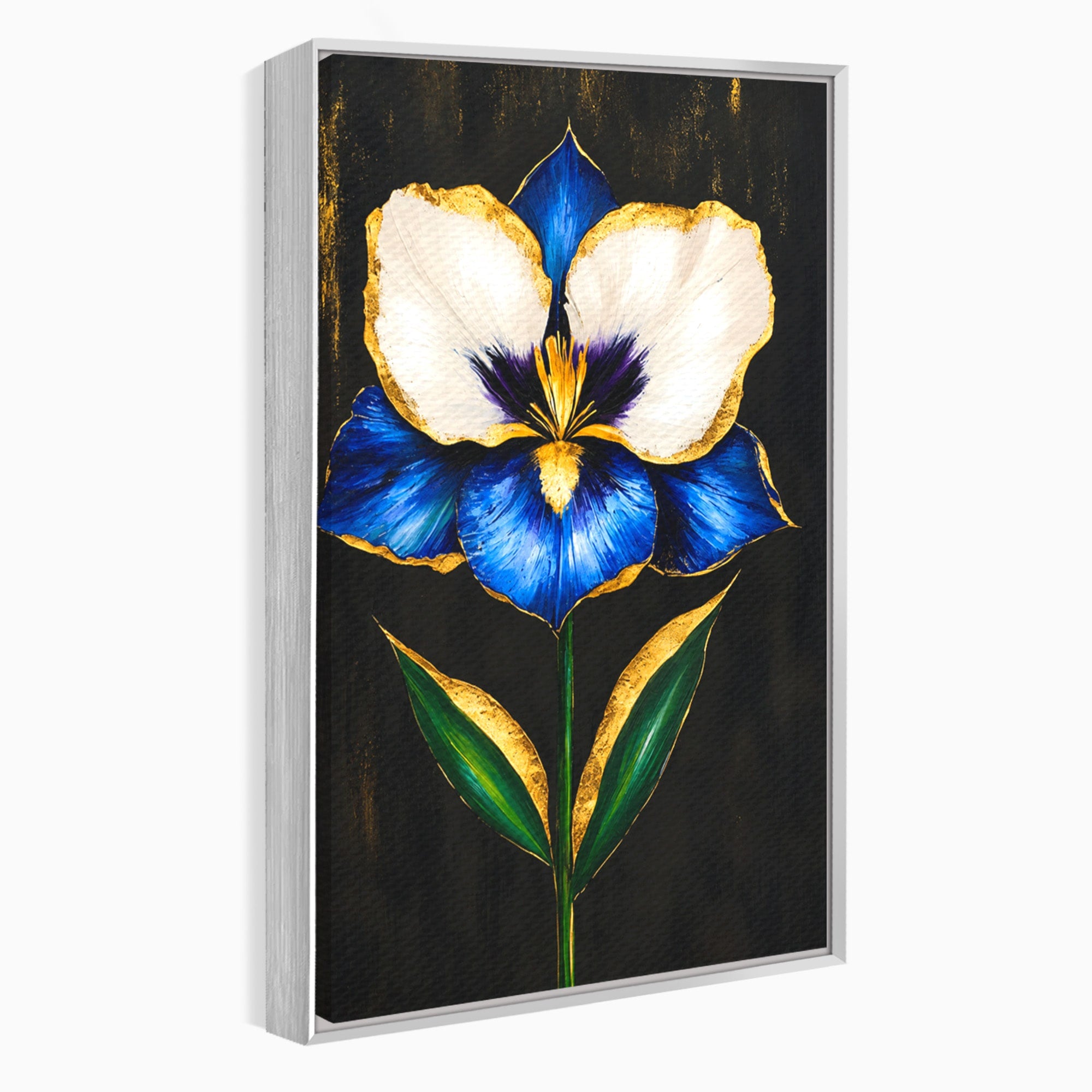 Tablou Canvas Premium LuxCanva® A1830, Iris Prețios, Floare, Natura, Eleganta, Living, Dormitor, Culori Vibrante