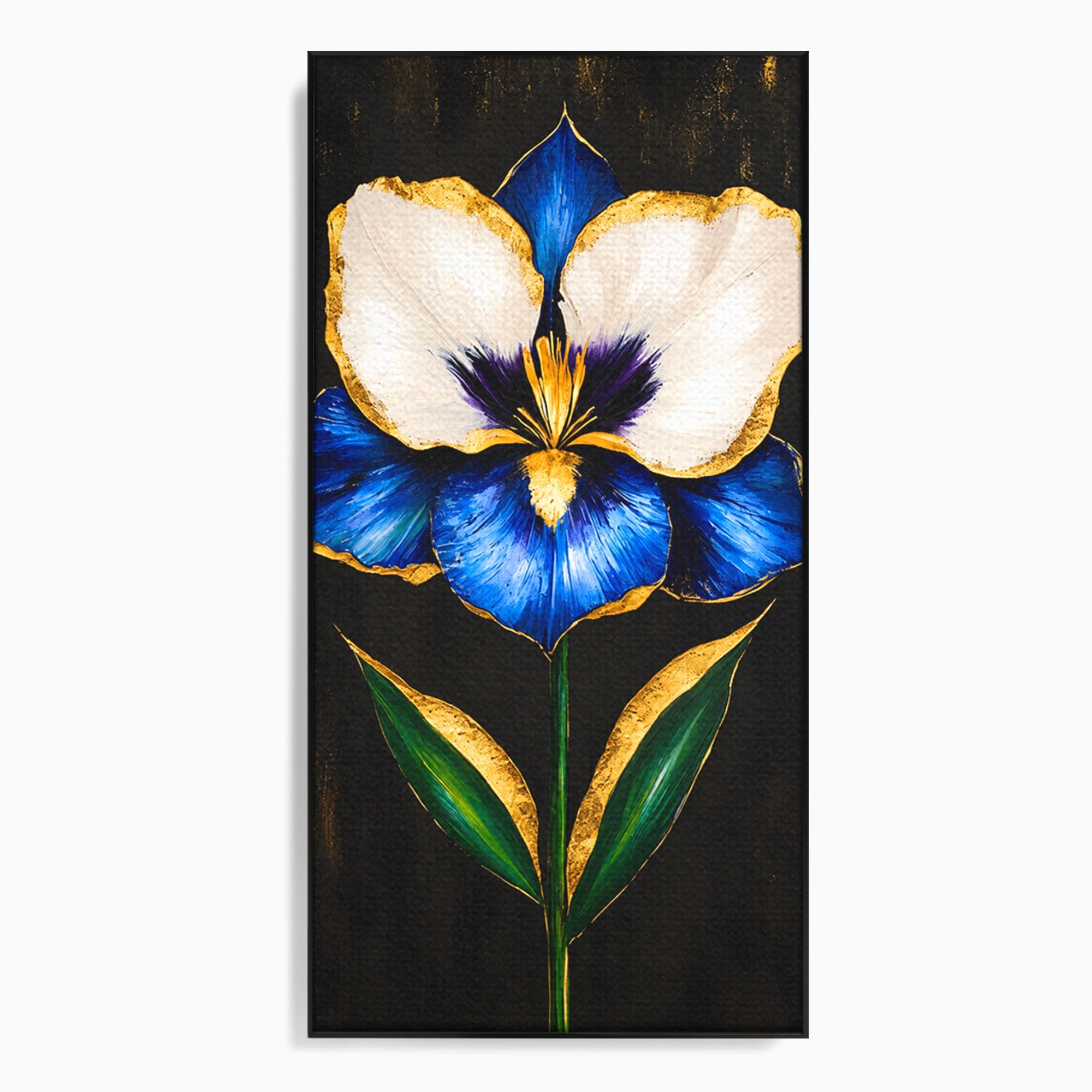 Tablou Canvas Premium LuxCanva® A1830, Iris Prețios, Floare, Natura, Eleganta, Living, Dormitor, Culori Vibrante