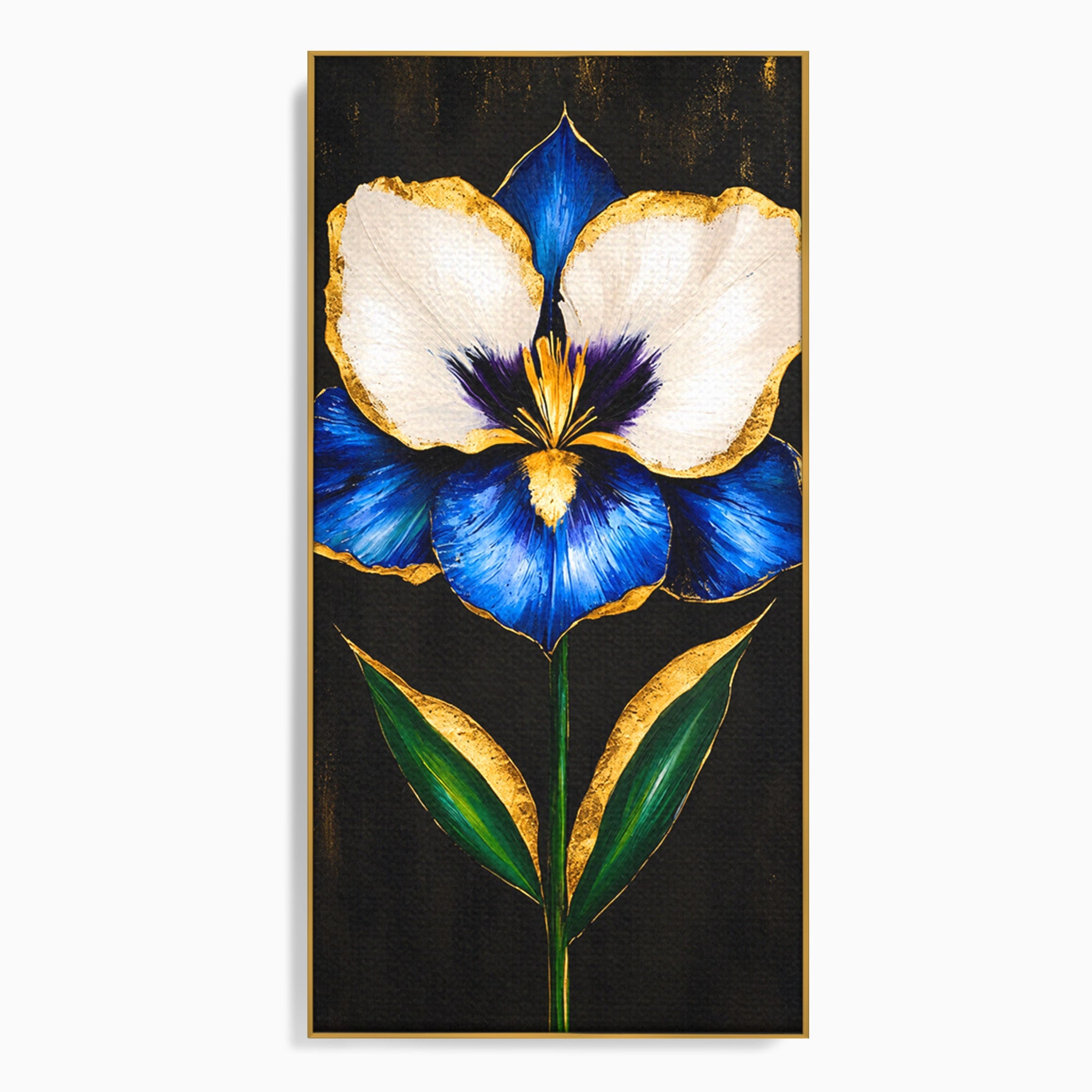 Tablou Canvas Premium LuxCanva® A1830, Iris Prețios, Floare, Natura, Eleganta, Living, Dormitor, Culori Vibrante