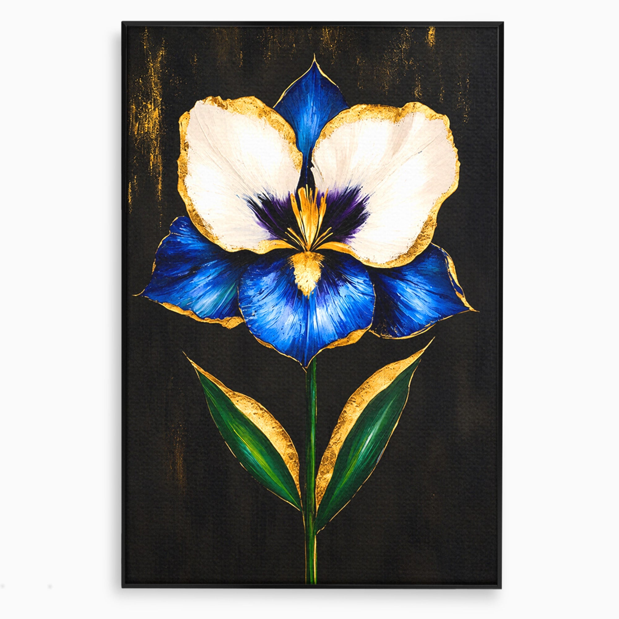 Tablou Canvas Premium LuxCanva® A1830, Iris Prețios, Floare, Natura, Eleganta, Living, Dormitor, Culori Vibrante