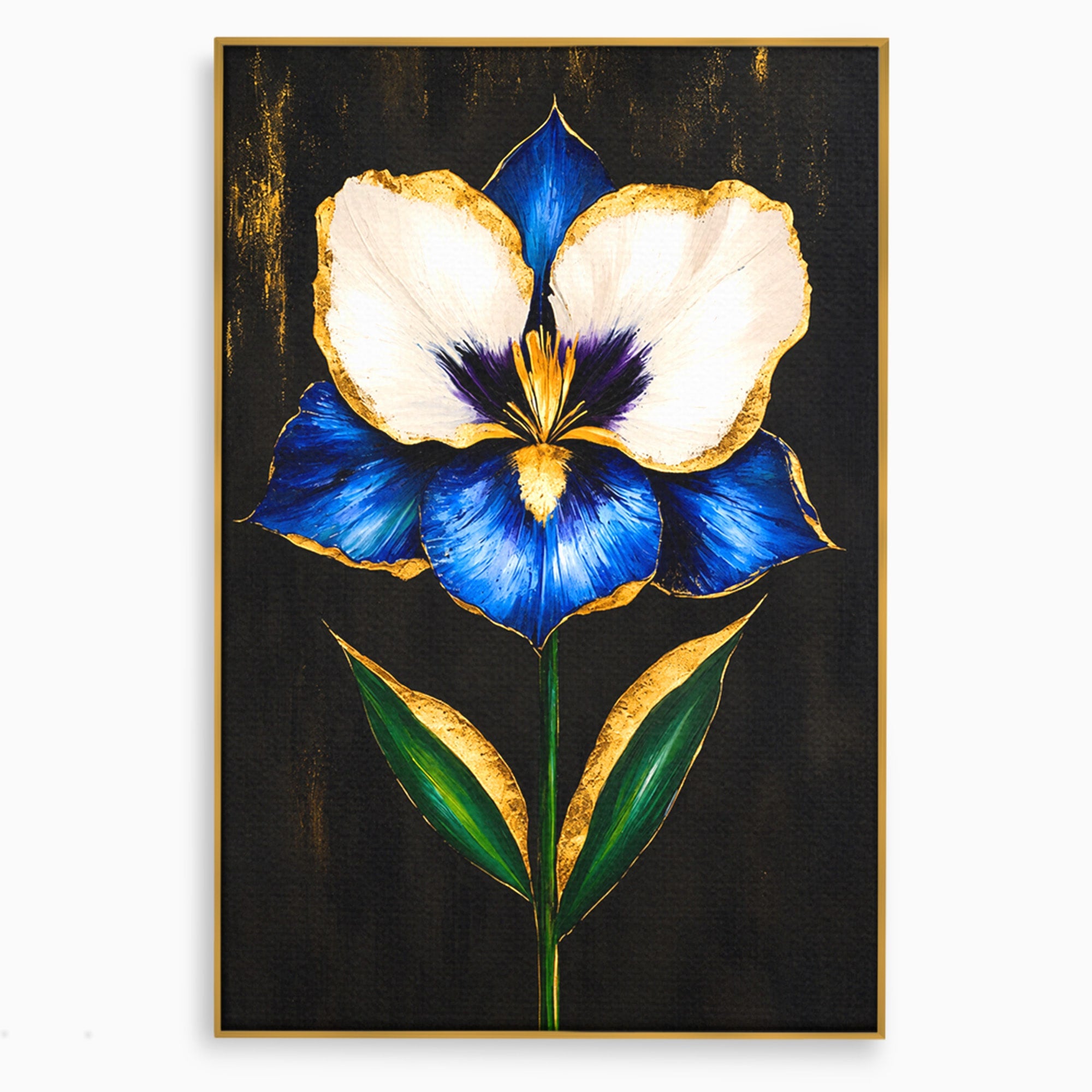 Tablou Canvas Premium LuxCanva® A1830, Iris Prețios, Floare, Natura, Eleganta, Living, Dormitor, Culori Vibrante