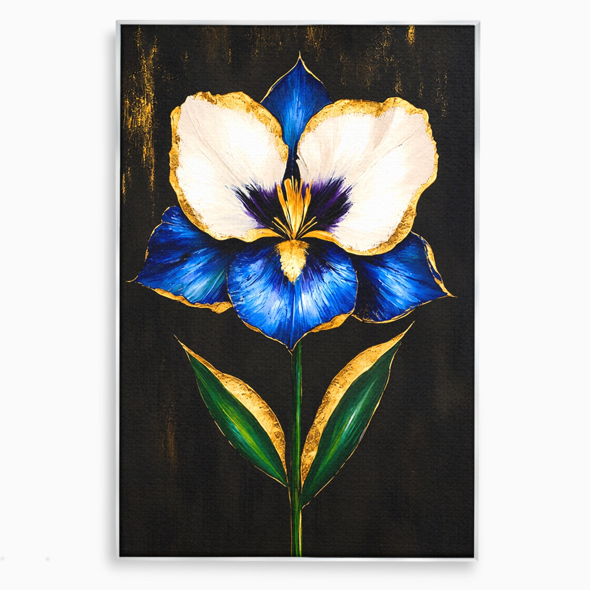 Tablou Canvas Premium LuxCanva® A1830, Iris Prețios, Floare, Natura, Eleganta, Living, Dormitor, Culori Vibrante