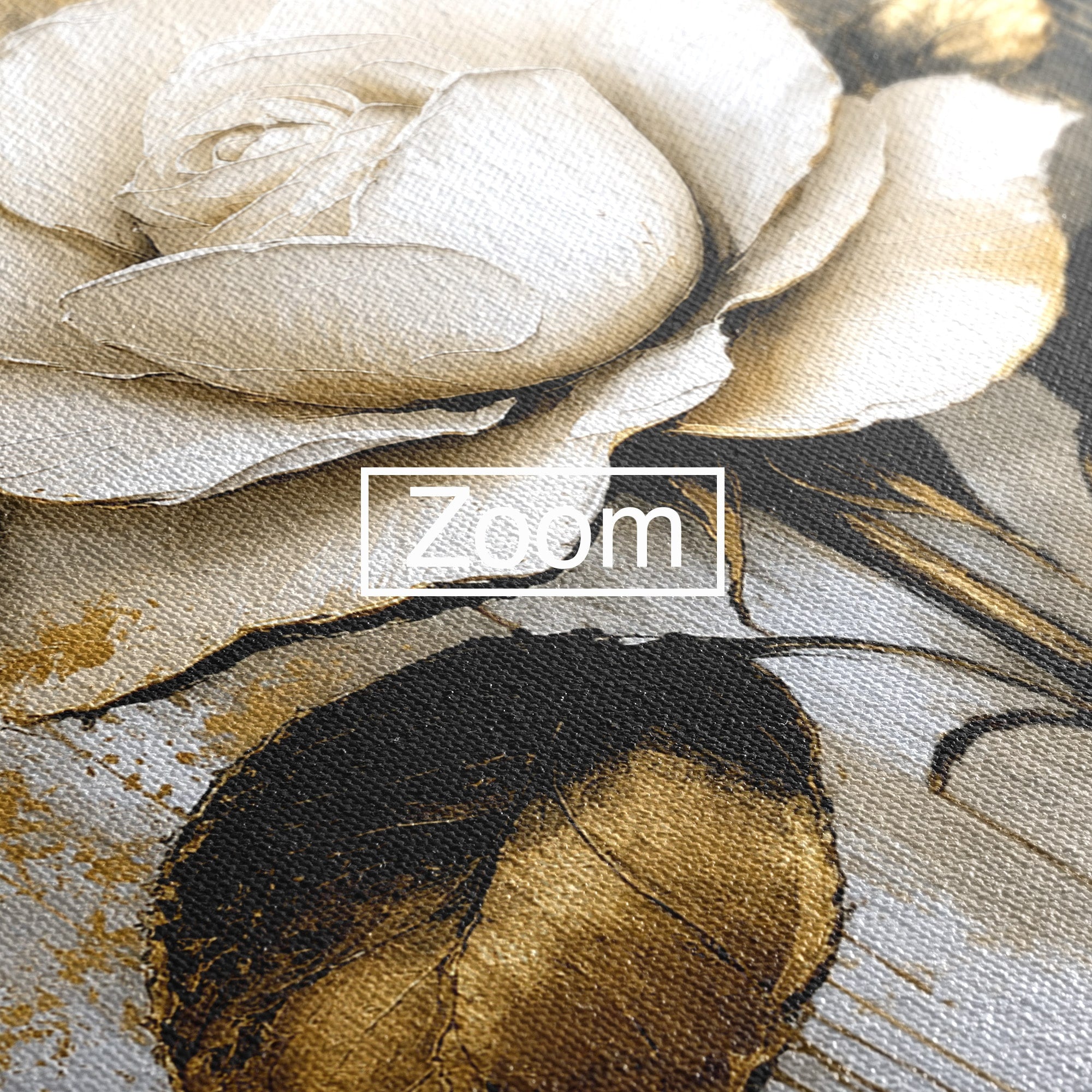 Tablou Canvas Premium LuxCanva® A1831, Trandafirul De Aur, Trandafir, Floare, Eleganta, Arta, Dormitor, Living, Culori Vibrante