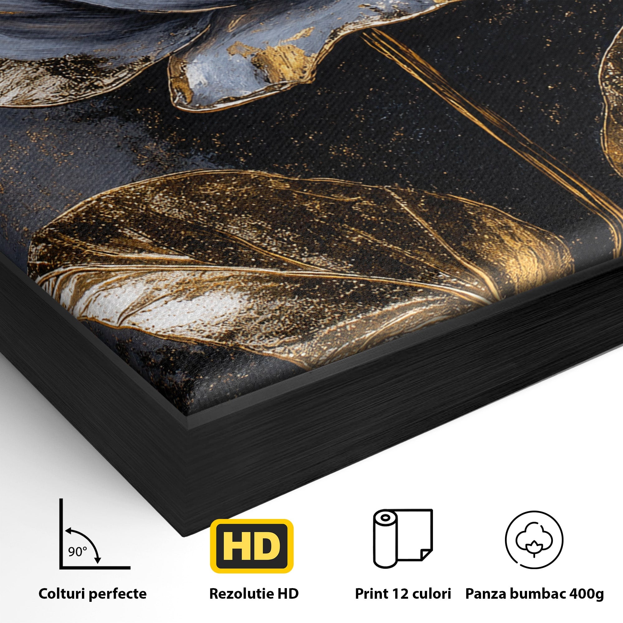 Tablou Canvas Premium LuxCanva® A1833, Noblețe în Floare, Floare, Natura, Elegant, Dormitor, Living, Culori Vibrante