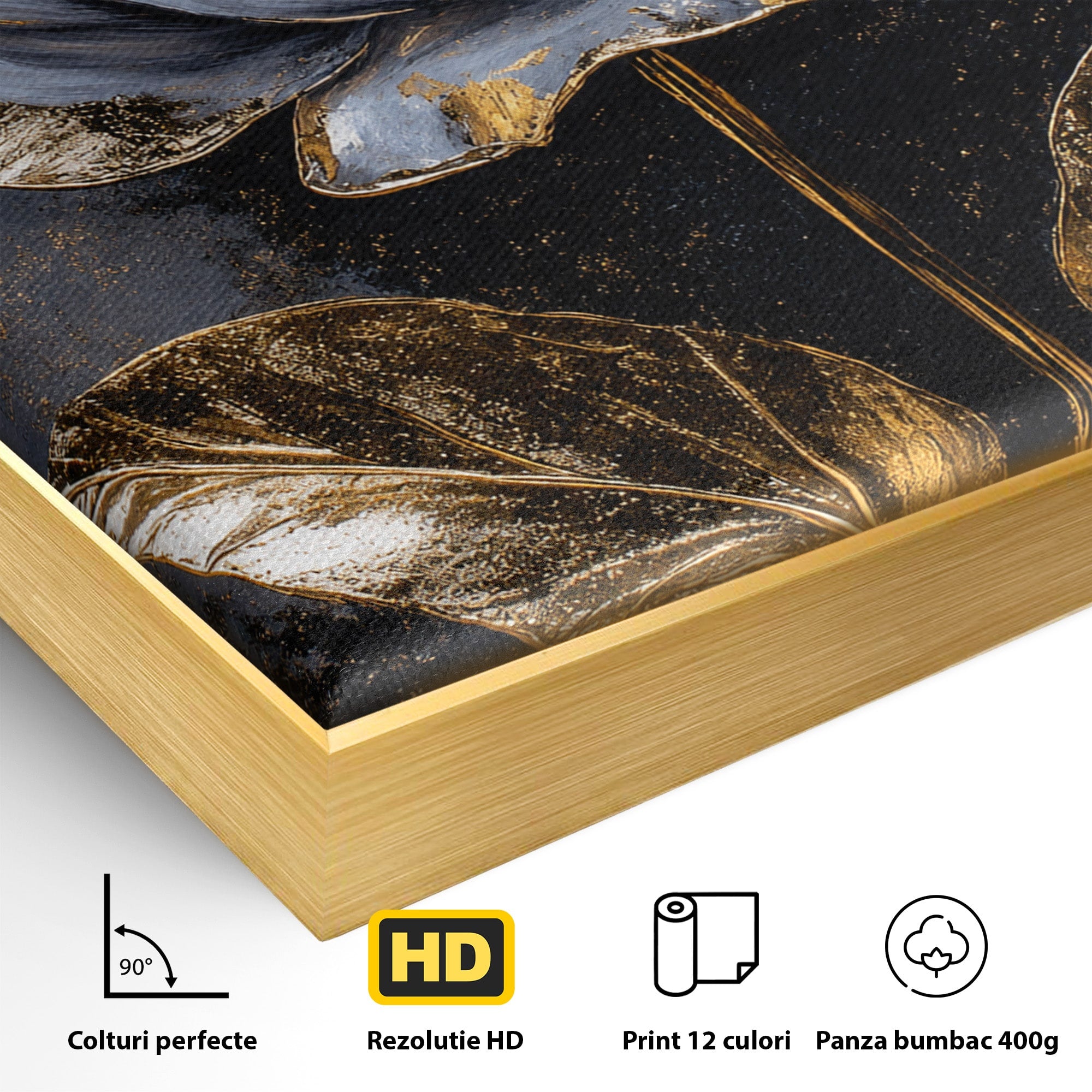 Tablou Canvas Premium LuxCanva® A1833, Noblețe în Floare, Floare, Natura, Elegant, Dormitor, Living, Culori Vibrante