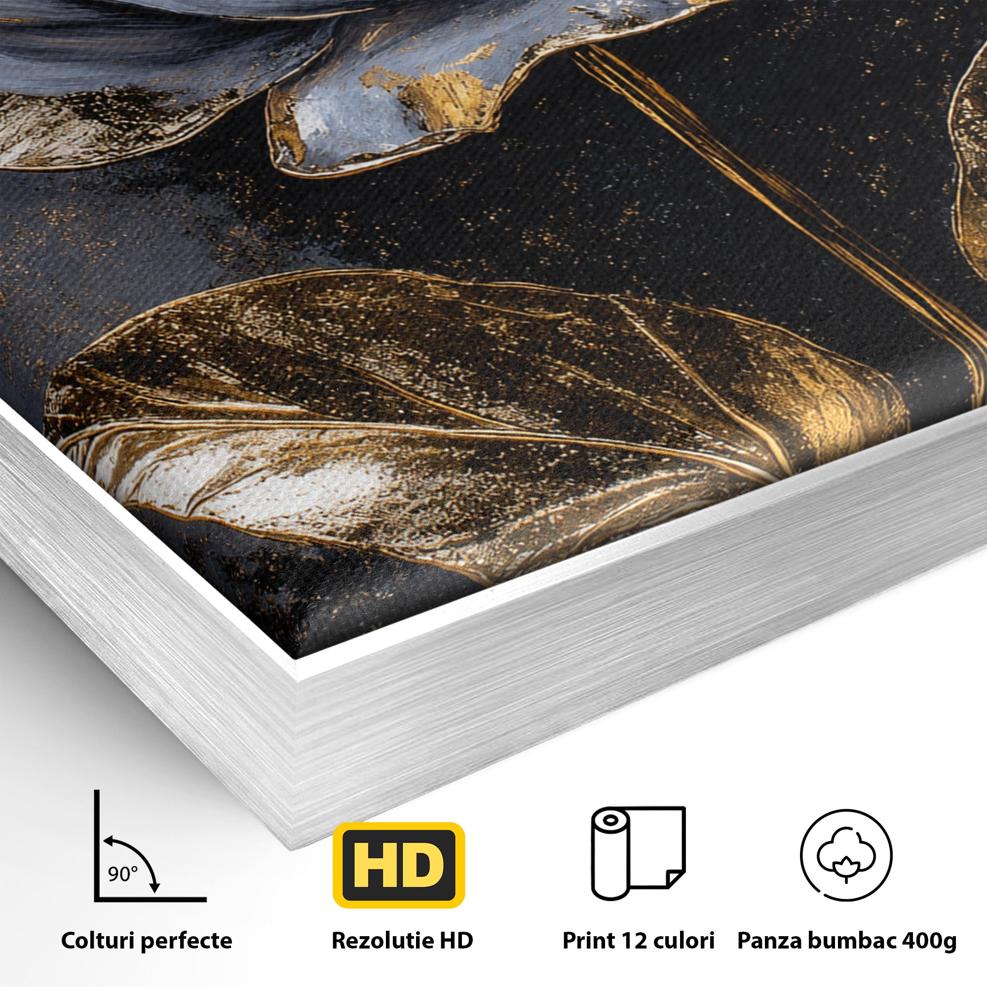 Tablou Canvas Premium LuxCanva® A1833, Noblețe în Floare, Floare, Natura, Elegant, Dormitor, Living, Culori Vibrante