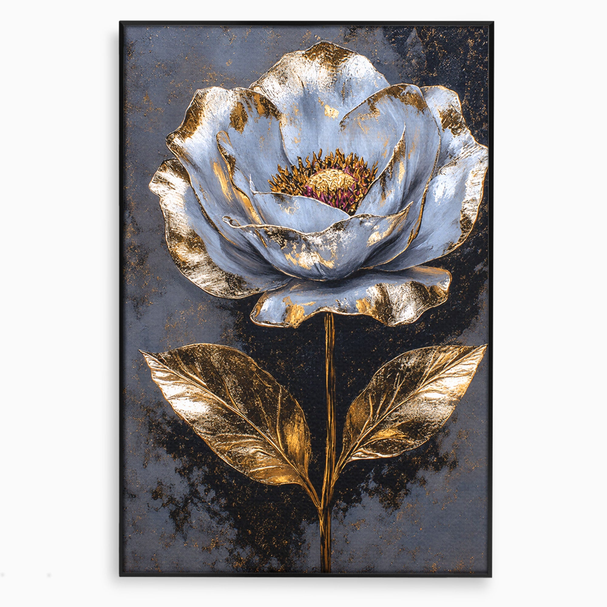 Tablou Canvas Premium LuxCanva® A1833, Noblețe în Floare, Floare, Natura, Elegant, Dormitor, Living, Culori Vibrante