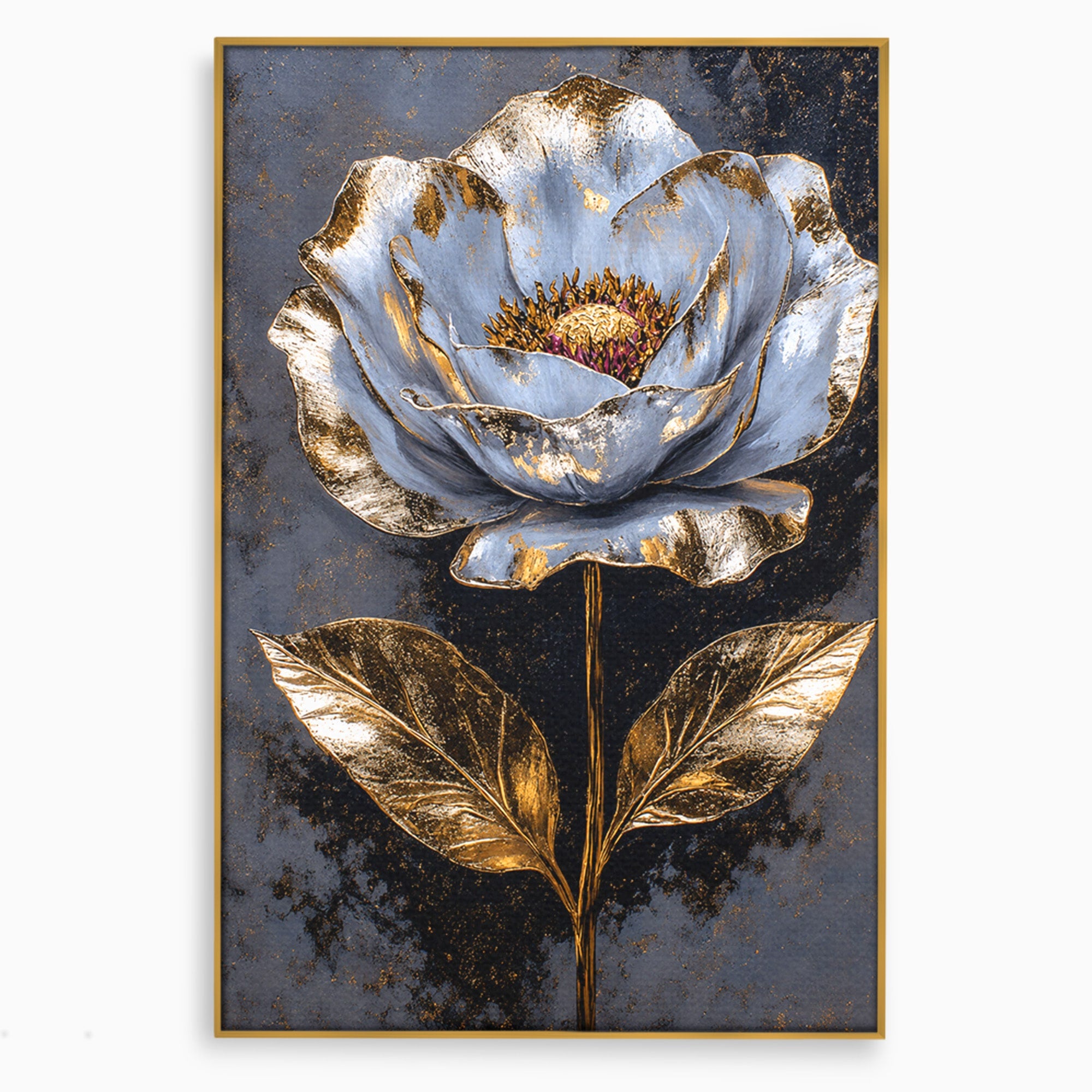 Tablou Canvas Premium LuxCanva® A1833, Noblețe în Floare, Floare, Natura, Elegant, Dormitor, Living, Culori Vibrante