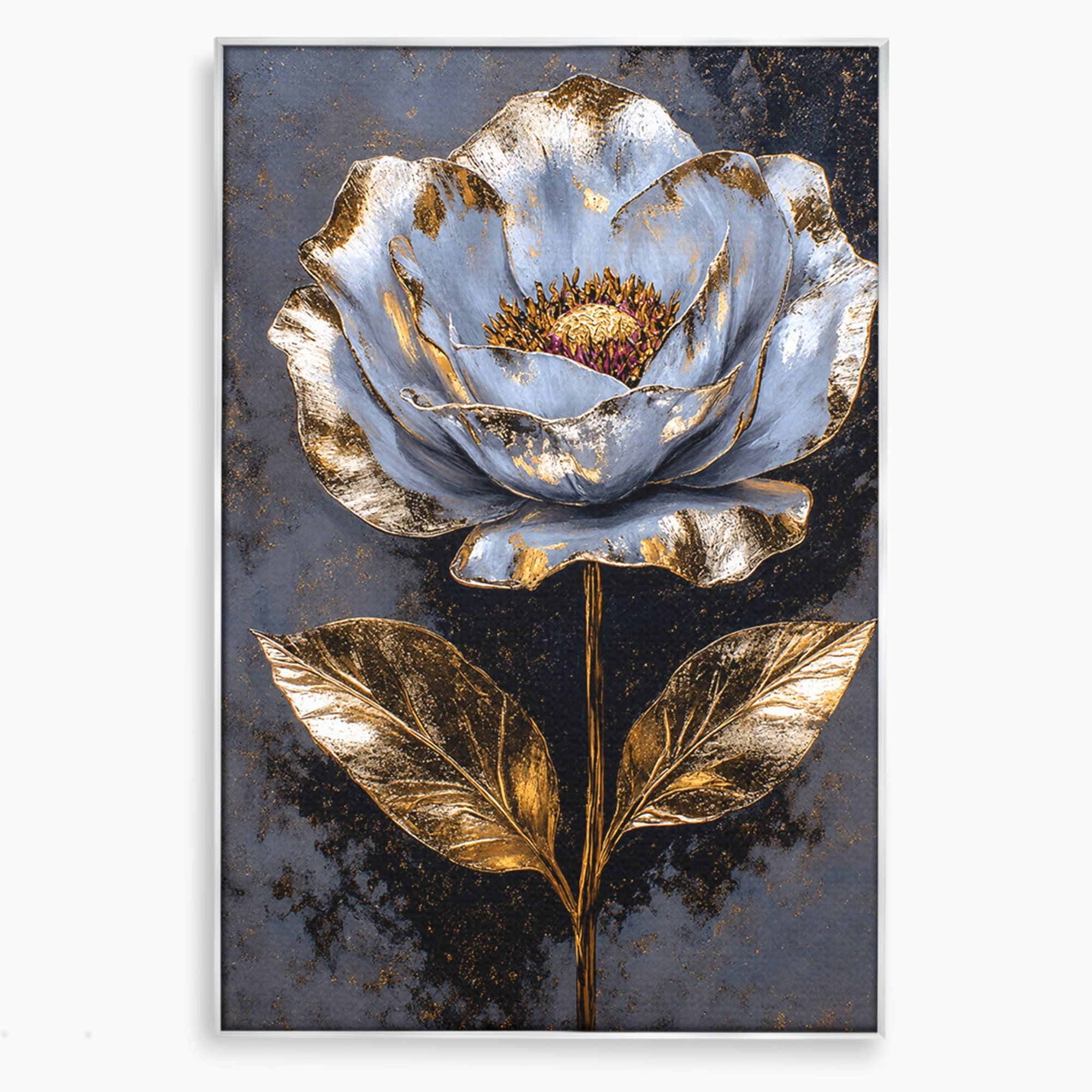 Tablou Canvas Premium LuxCanva® A1833, Noblețe în Floare, Floare, Natura, Elegant, Dormitor, Living, Culori Vibrante