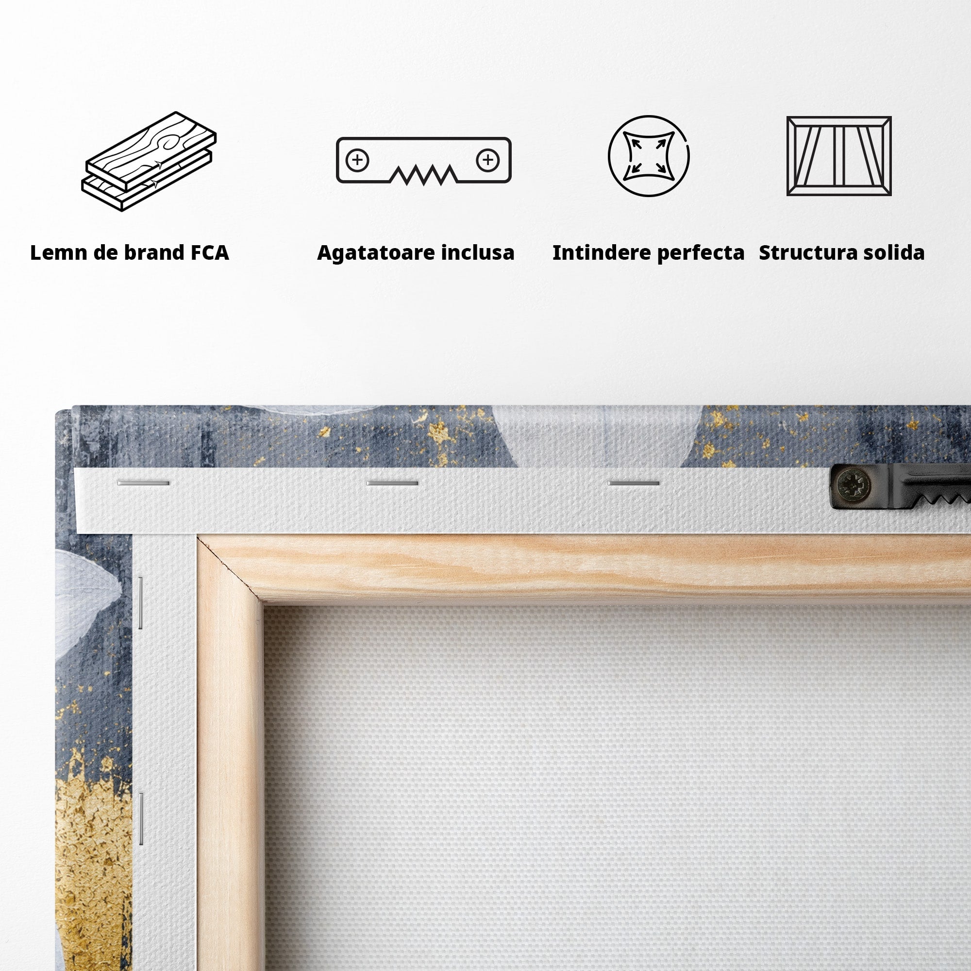 Tablou Canvas Premium LuxCanva® A1836, Floare De Crin Eleganta, Floare, Crin, Eleganta, Living, Dormitor, Culori Vibrante