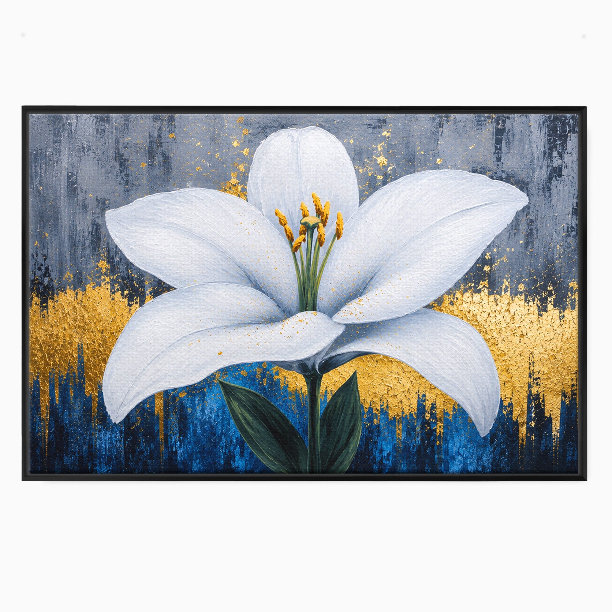 Tablou Canvas Premium LuxCanva® A1836, Floare De Crin Eleganta, Floare, Crin, Eleganta, Living, Dormitor, Culori Vibrante