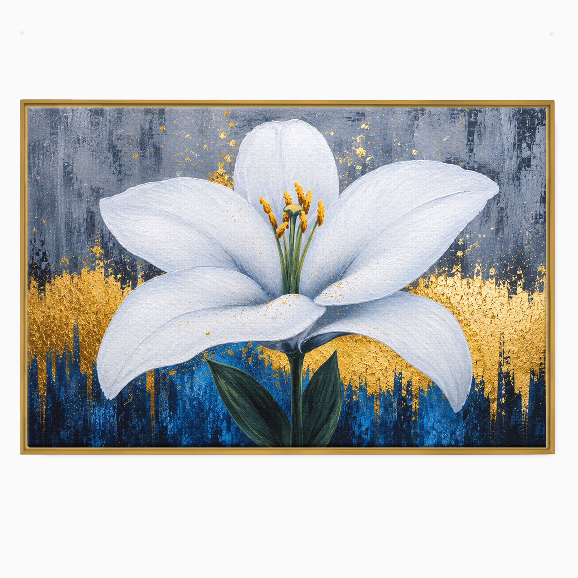 Tablou Canvas Premium LuxCanva® A1836, Floare De Crin Eleganta, Floare, Crin, Eleganta, Living, Dormitor, Culori Vibrante