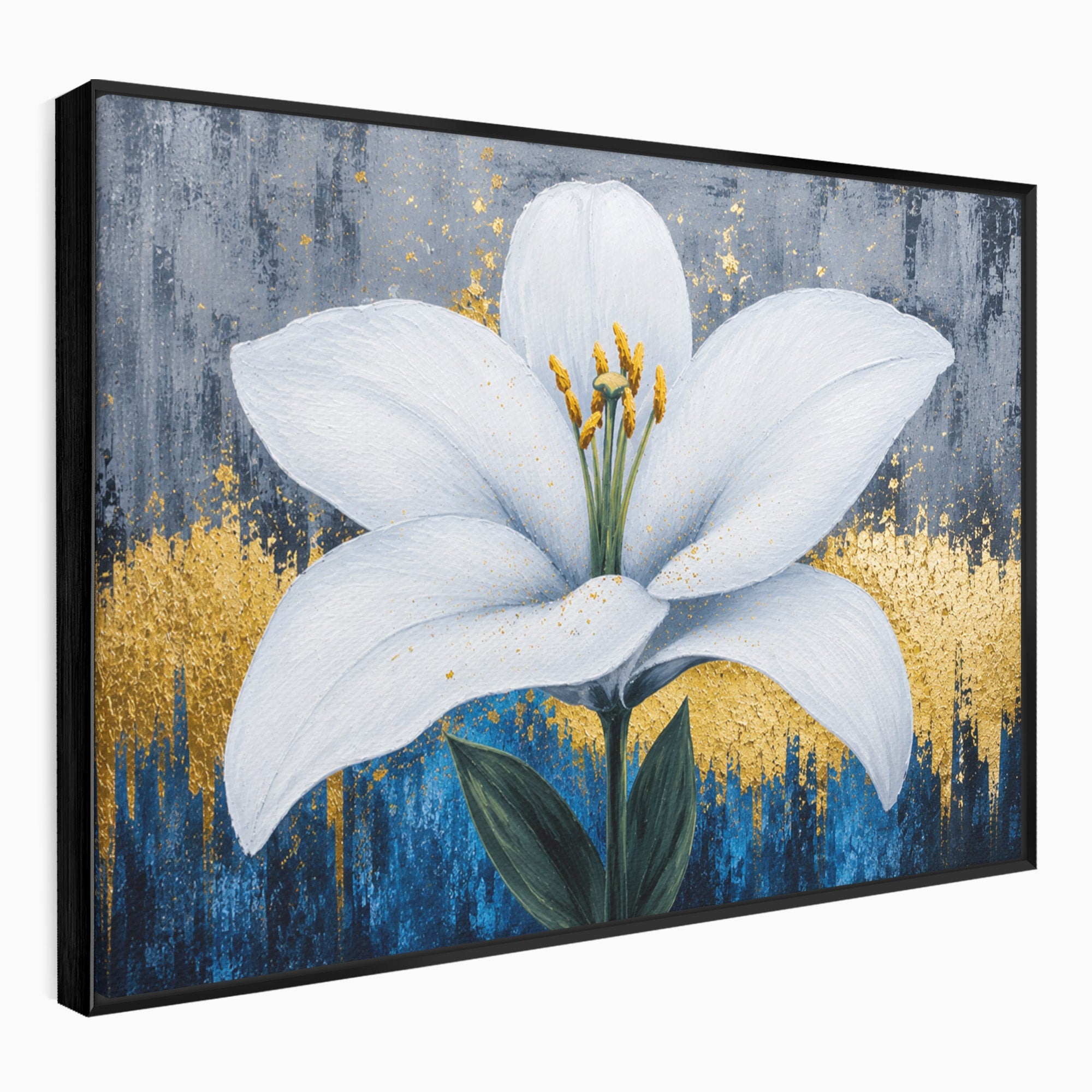 Tablou Canvas Premium LuxCanva® A1836, Floare De Crin Eleganta, Floare, Crin, Eleganta, Living, Dormitor, Culori Vibrante