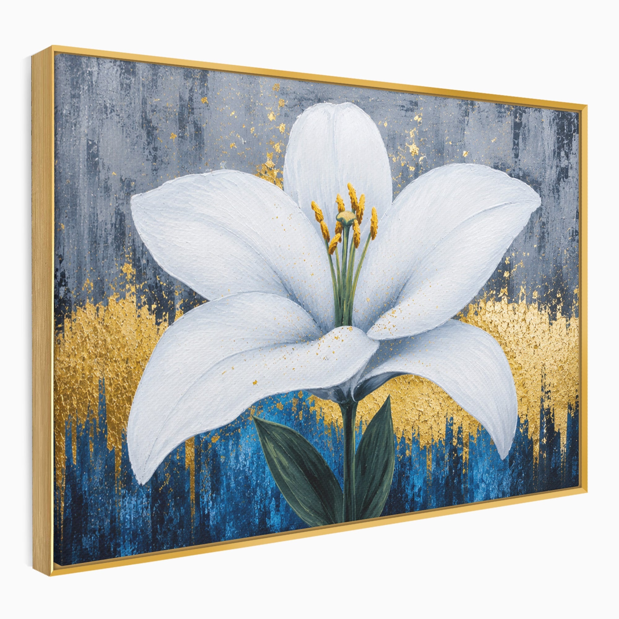 Tablou Canvas Premium LuxCanva® A1836, Floare De Crin Eleganta, Floare, Crin, Eleganta, Living, Dormitor, Culori Vibrante