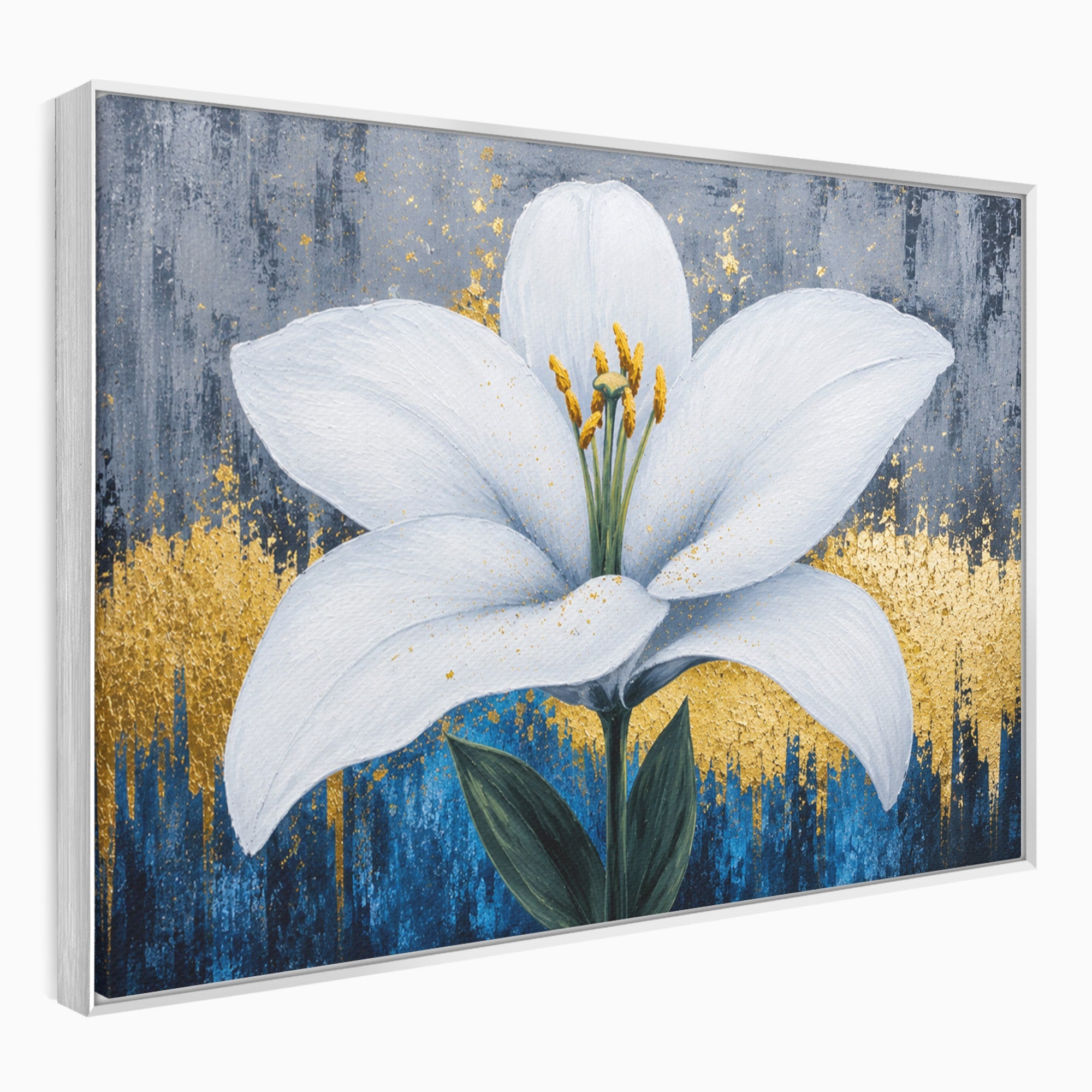 Tablou Canvas Premium LuxCanva® A1836, Floare De Crin Eleganta, Floare, Crin, Eleganta, Living, Dormitor, Culori Vibrante