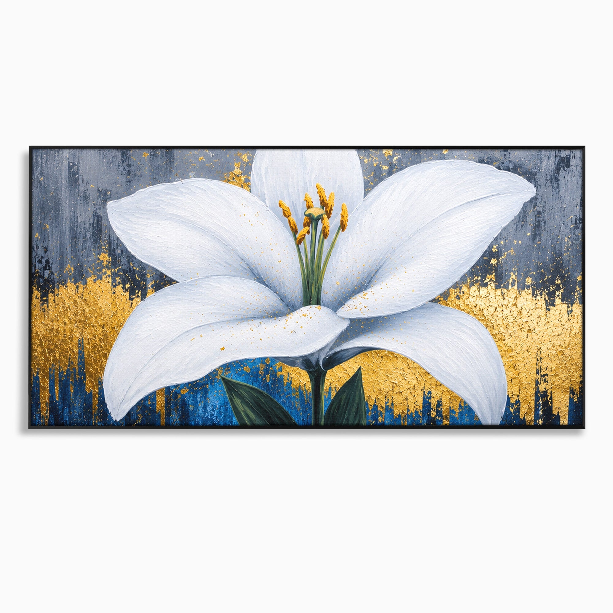 Tablou Canvas Premium LuxCanva® A1836, Floare De Crin Eleganta, Floare, Crin, Eleganta, Living, Dormitor, Culori Vibrante