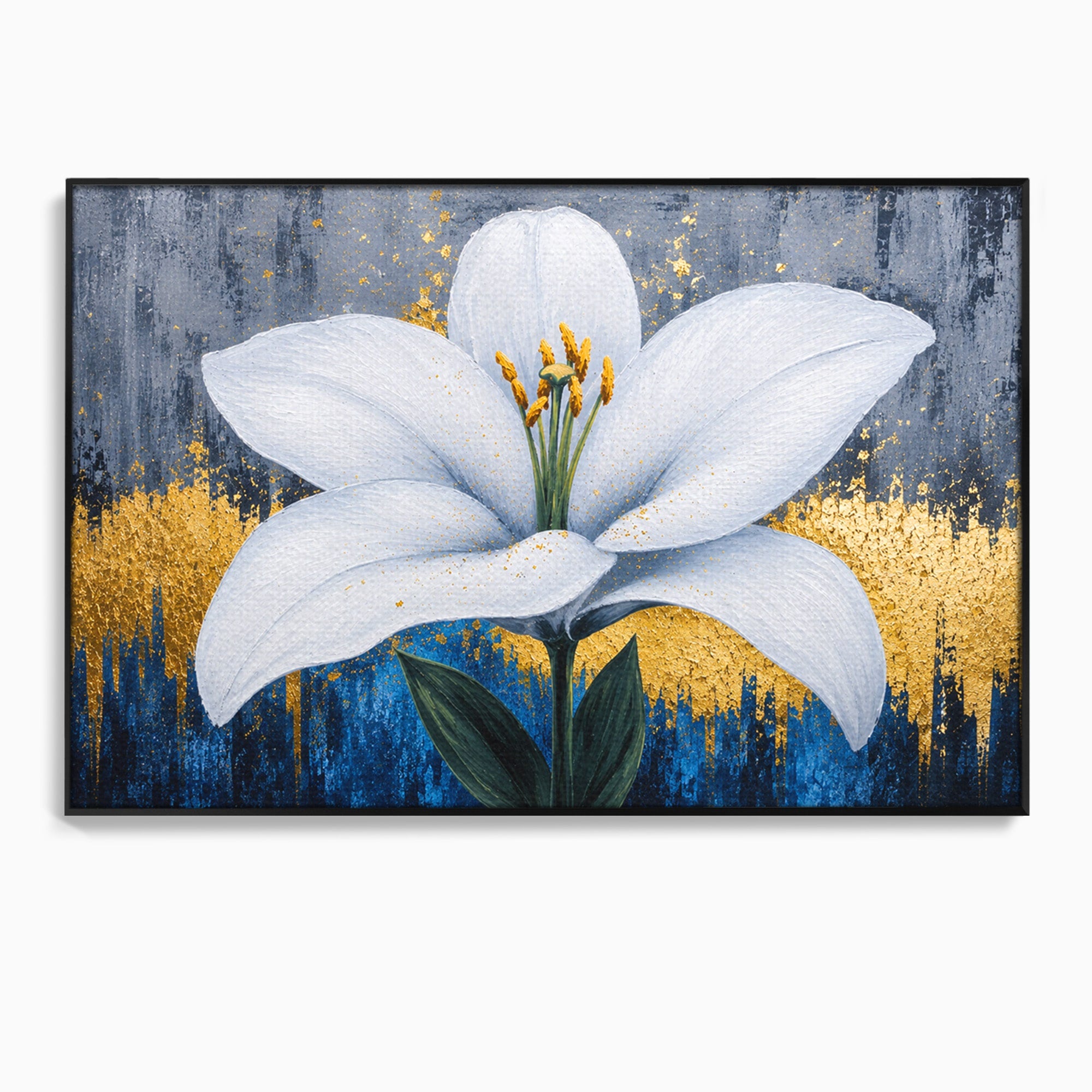 Tablou Canvas Premium LuxCanva® A1836, Floare De Crin Eleganta, Floare, Crin, Eleganta, Living, Dormitor, Culori Vibrante