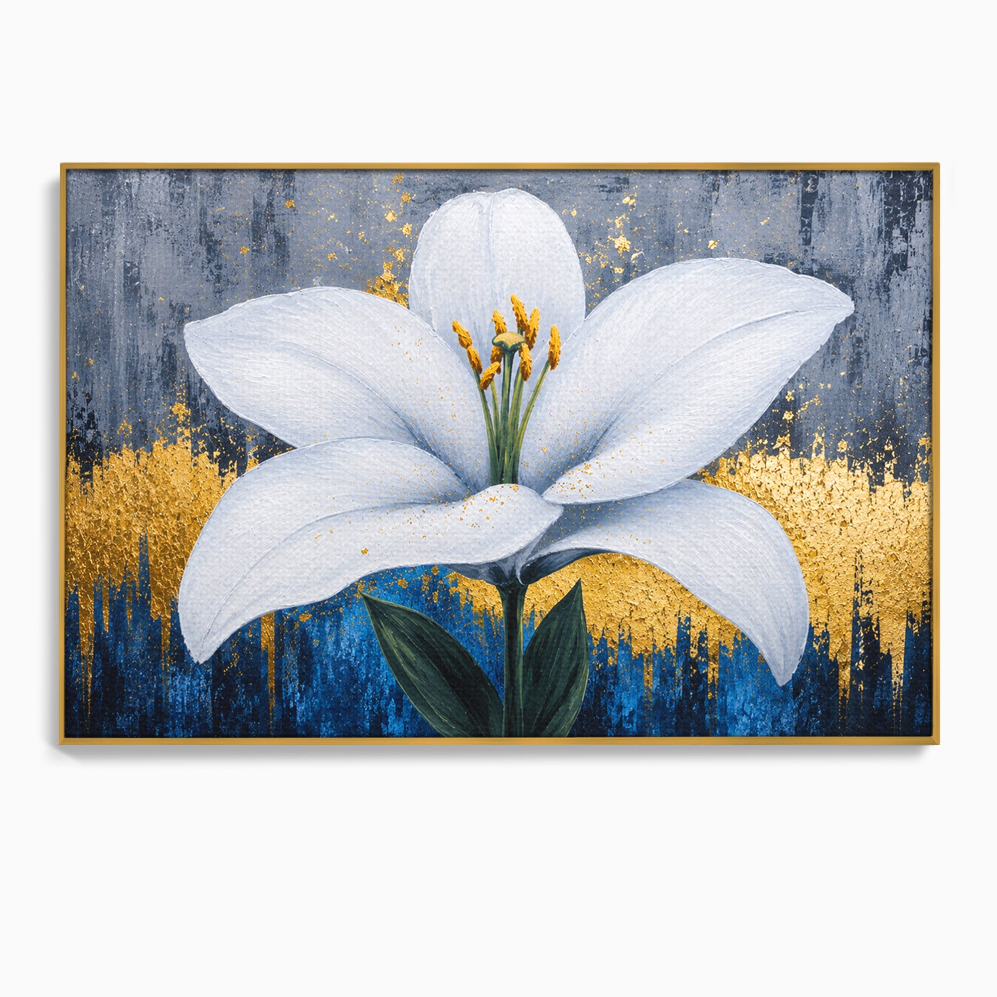 Tablou Canvas Premium LuxCanva® A1836, Floare De Crin Eleganta, Floare, Crin, Eleganta, Living, Dormitor, Culori Vibrante