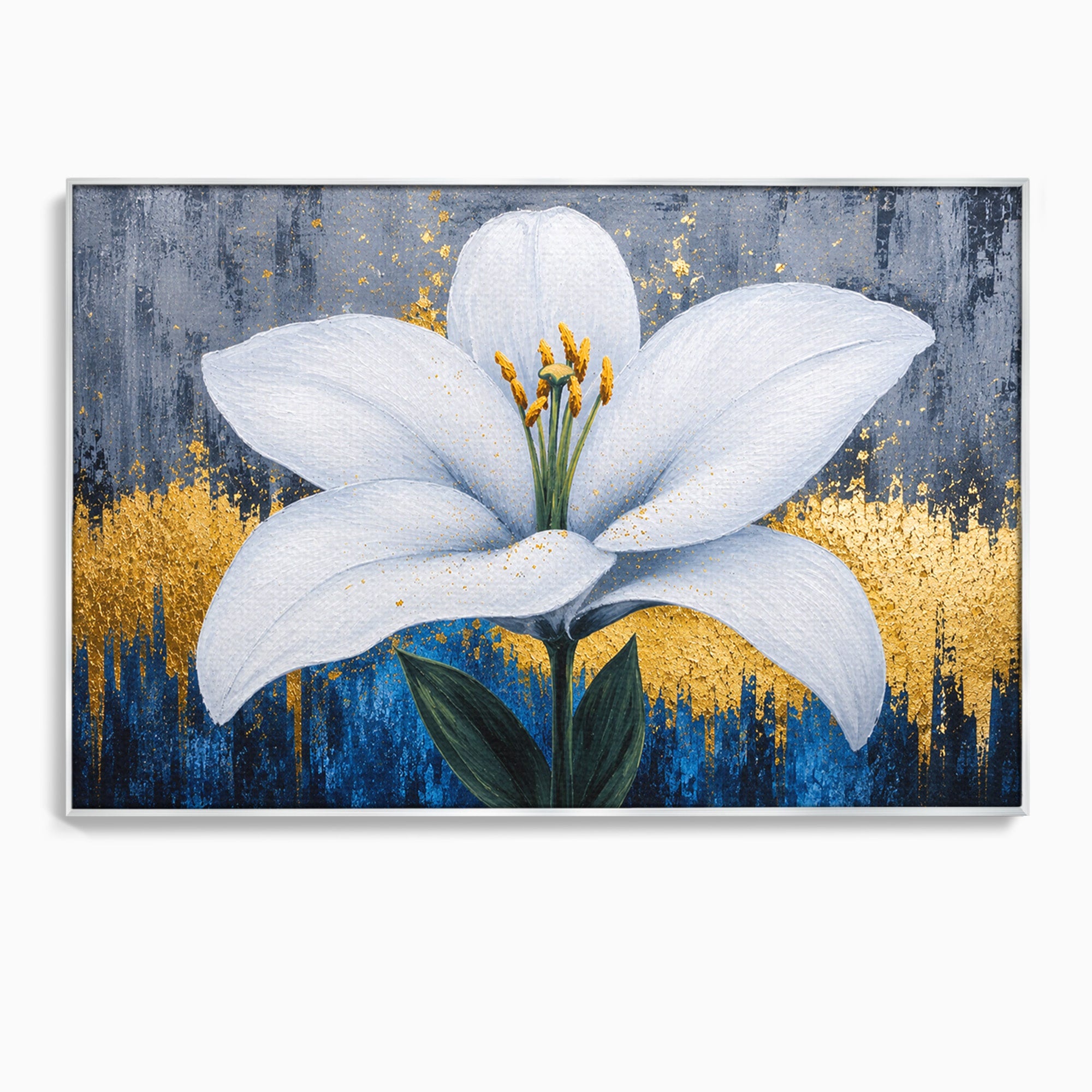 Tablou Canvas Premium LuxCanva® A1836, Floare De Crin Eleganta, Floare, Crin, Eleganta, Living, Dormitor, Culori Vibrante