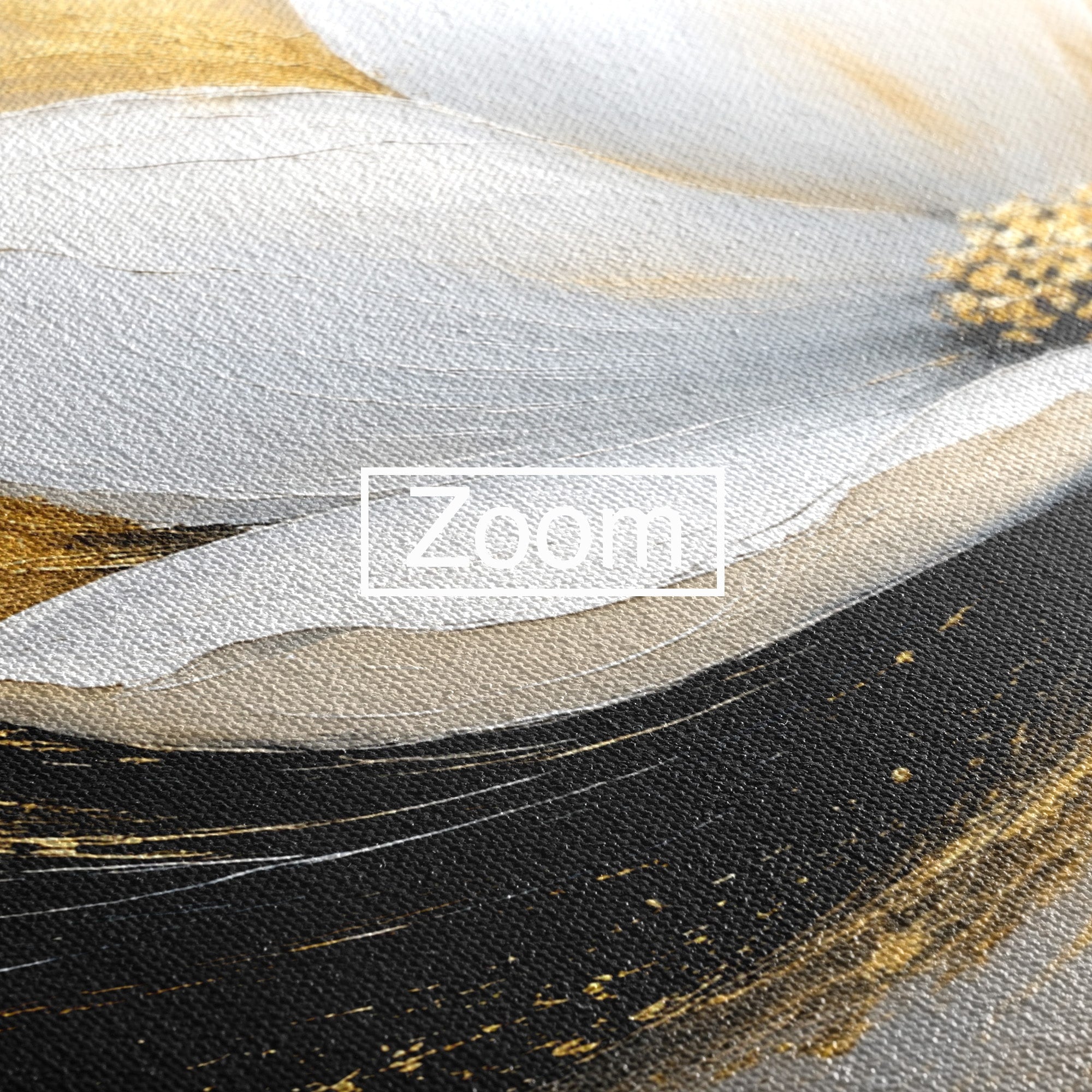 Tablou Canvas Premium LuxCanva® A1838, Adiere Aurie, Floare, Abstract, Lux, Dormitor, Eleganta, Culori Vibrante