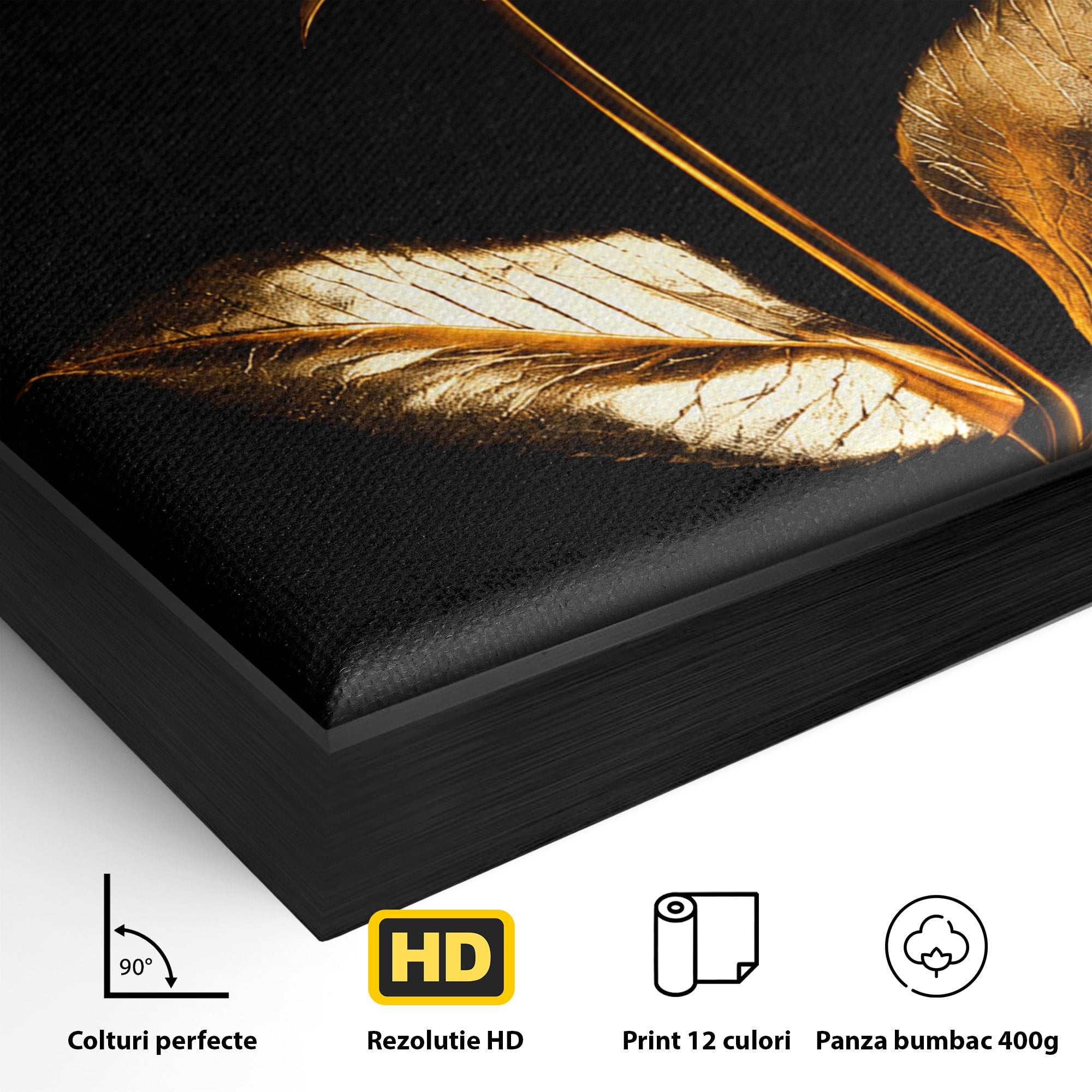 Tablou Canvas Premium LuxCanva® A1840, Trandafir Imperial, Trandafir, Floare, Eleganta, Lux, Dormitor, Culori Vibrante