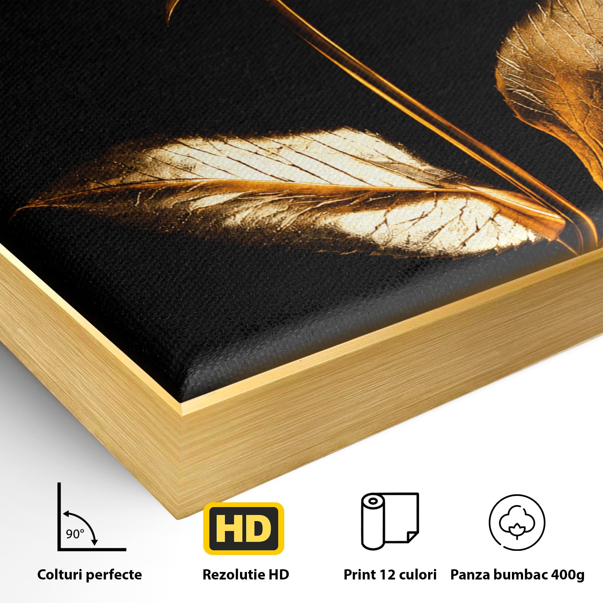 Tablou Canvas Premium LuxCanva® A1840, Trandafir Imperial, Trandafir, Floare, Eleganta, Lux, Dormitor, Culori Vibrante