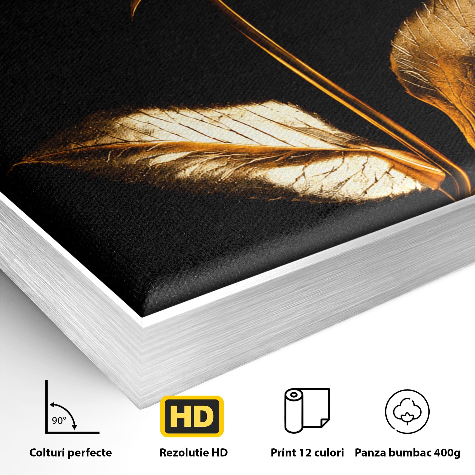 Tablou Canvas Premium LuxCanva® A1840, Trandafir Imperial, Trandafir, Floare, Eleganta, Lux, Dormitor, Culori Vibrante