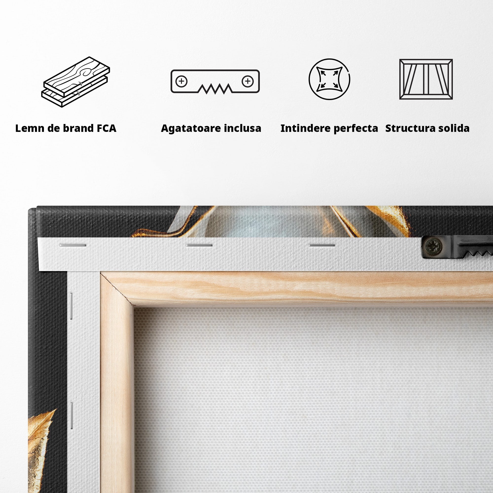 Tablou Canvas Premium LuxCanva® A1840, Trandafir Imperial, Trandafir, Floare, Eleganta, Lux, Dormitor, Culori Vibrante