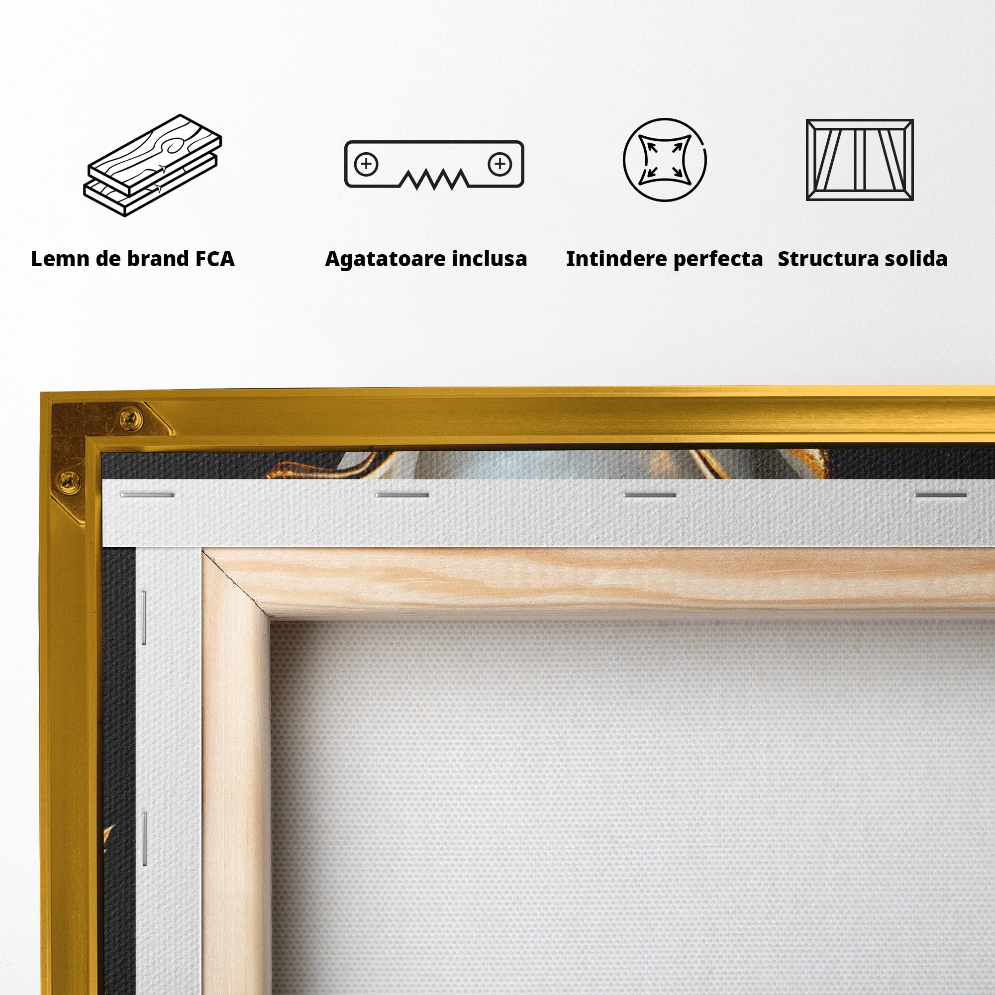 Tablou Canvas Premium LuxCanva® A1840, Trandafir Imperial, Trandafir, Floare, Eleganta, Lux, Dormitor, Culori Vibrante