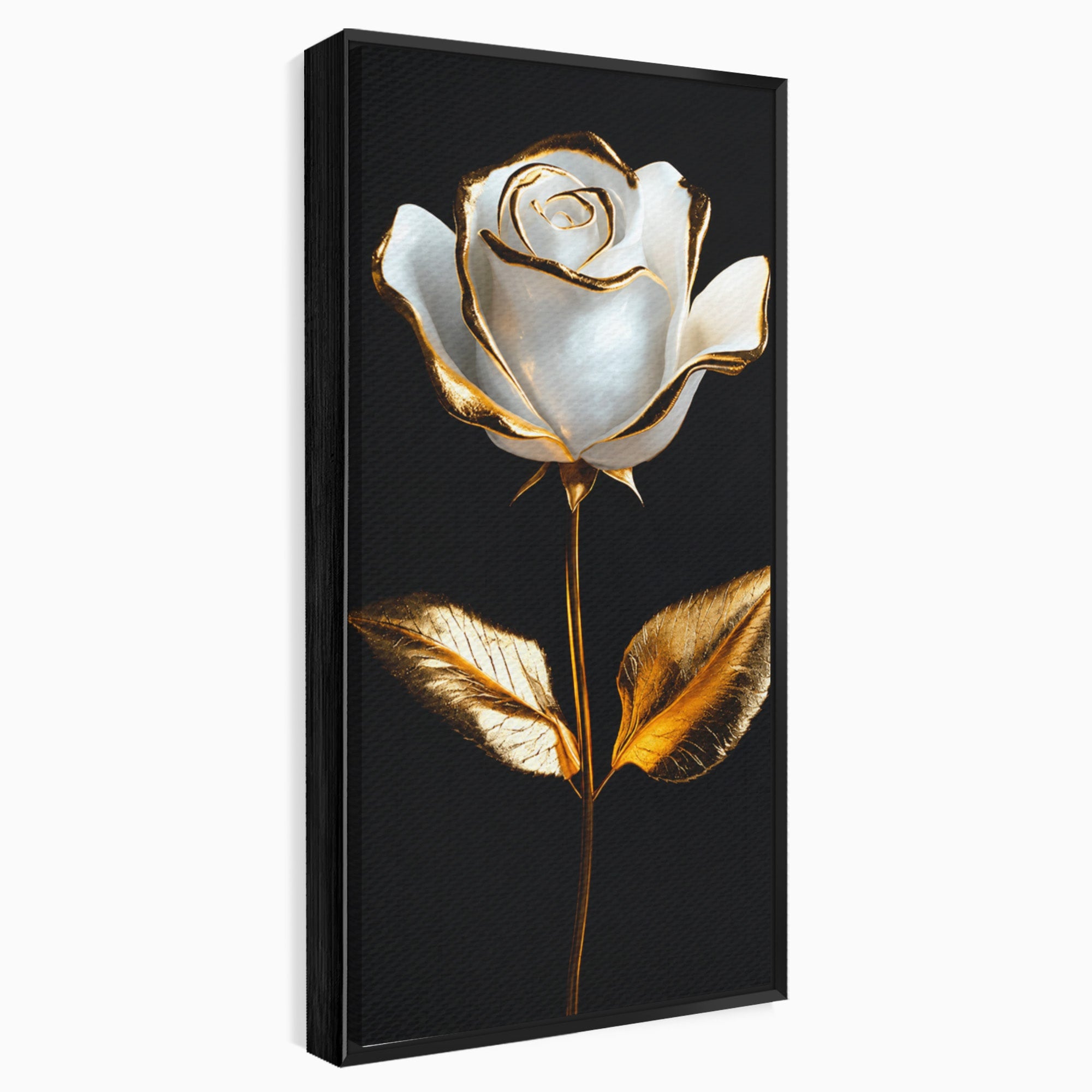 Tablou Canvas Premium LuxCanva® A1840, Trandafir Imperial, Trandafir, Floare, Eleganta, Lux, Dormitor, Culori Vibrante