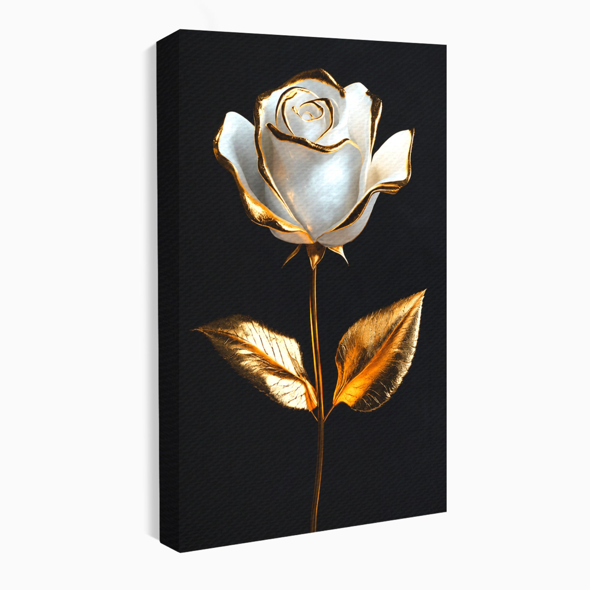 Tablou Canvas Premium LuxCanva® A1840, Trandafir Imperial, Trandafir, Floare, Eleganta, Lux, Dormitor, Culori Vibrante