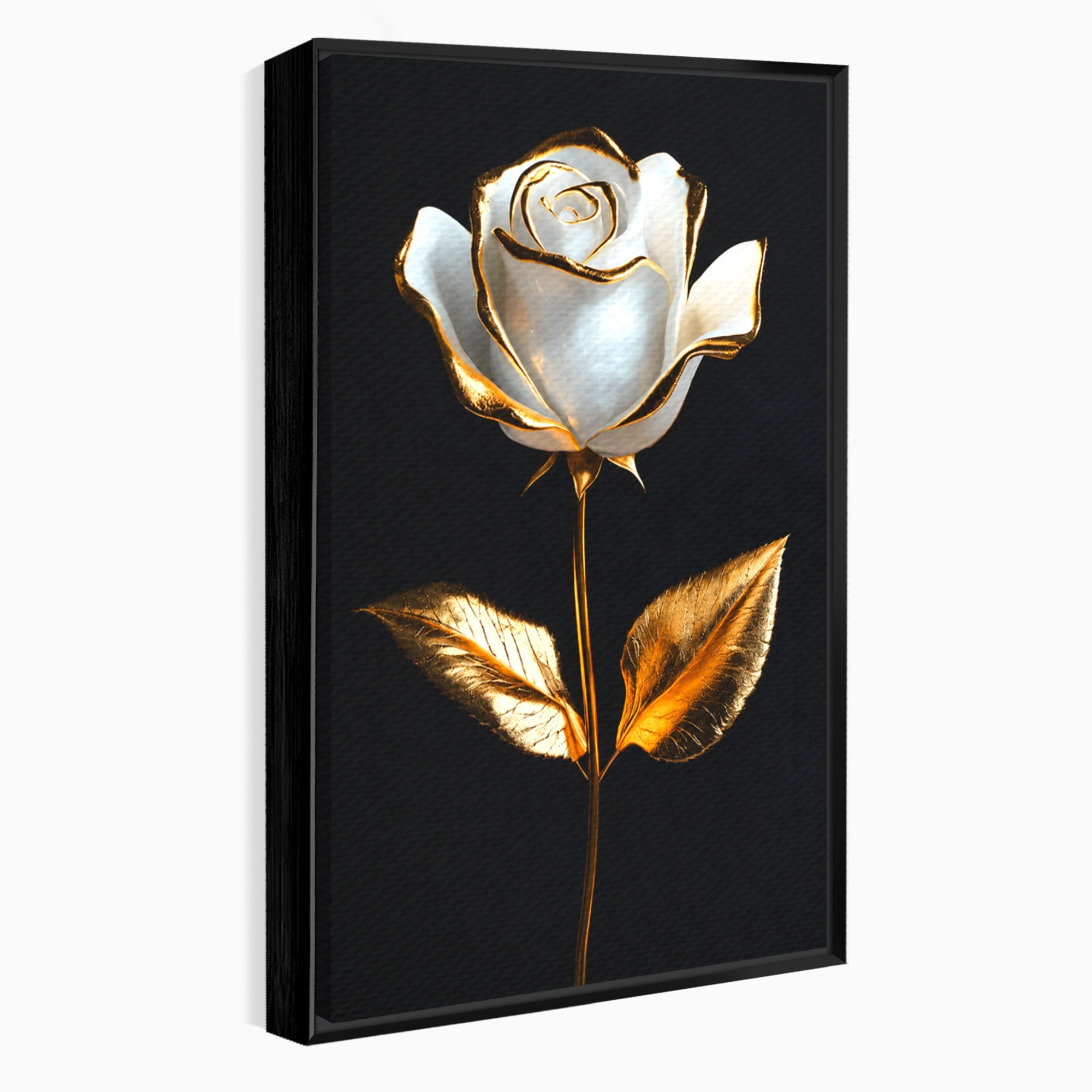Tablou Canvas Premium LuxCanva® A1840, Trandafir Imperial, Trandafir, Floare, Eleganta, Lux, Dormitor, Culori Vibrante