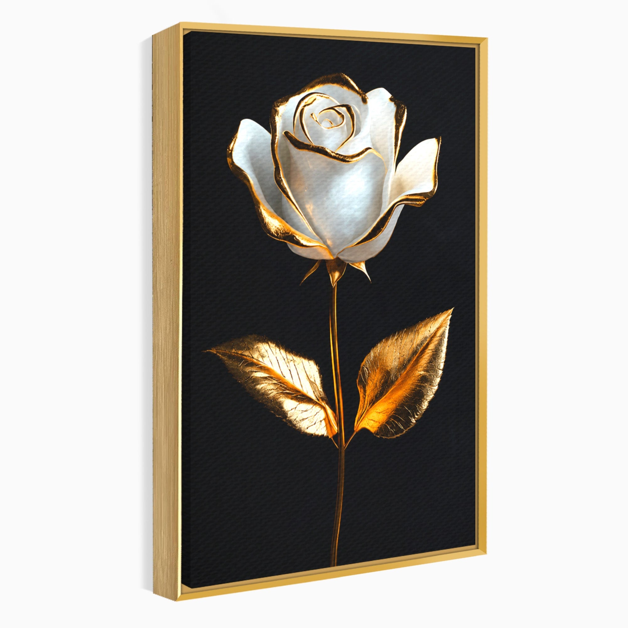Tablou Canvas Premium LuxCanva® A1840, Trandafir Imperial, Trandafir, Floare, Eleganta, Lux, Dormitor, Culori Vibrante