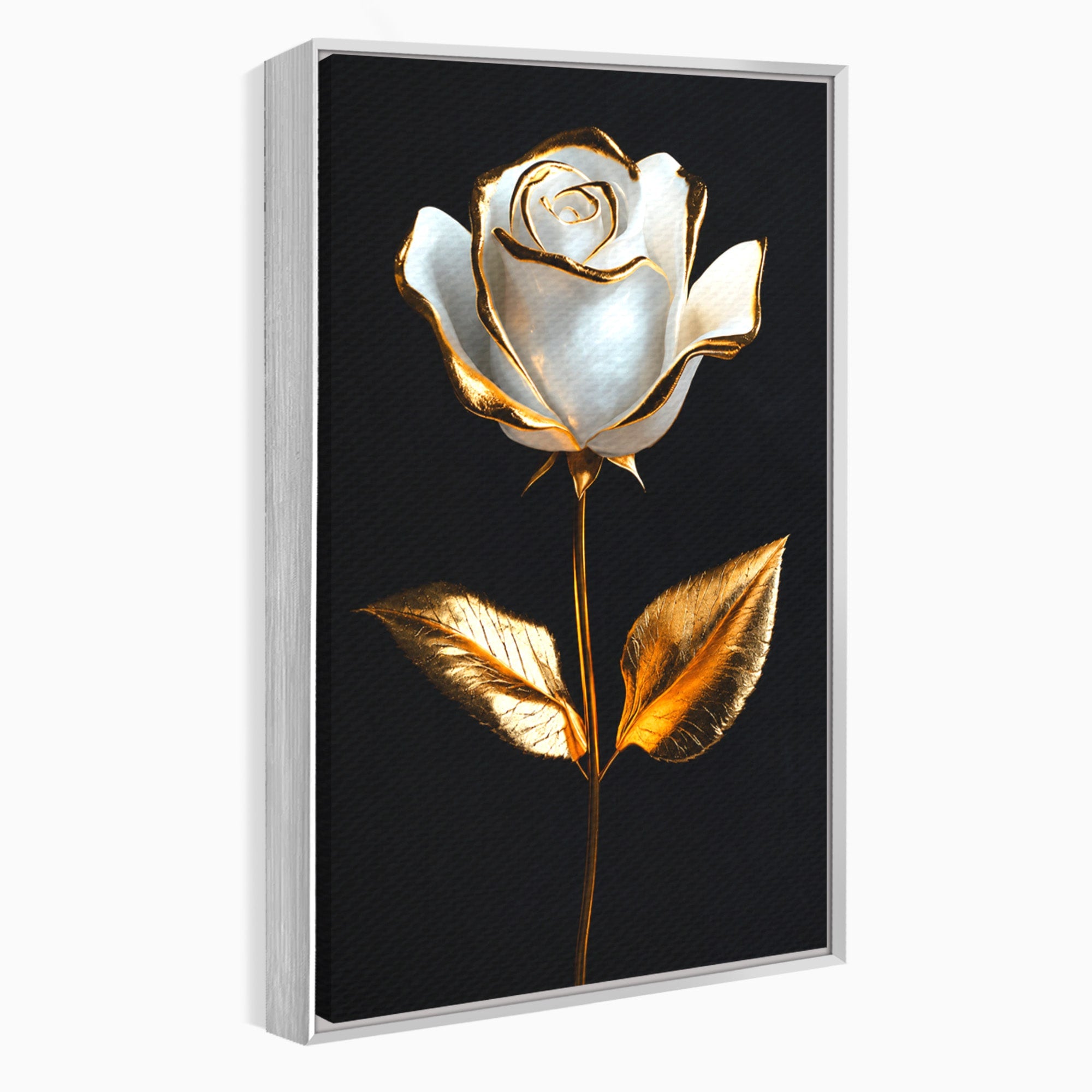 Tablou Canvas Premium LuxCanva® A1840, Trandafir Imperial, Trandafir, Floare, Eleganta, Lux, Dormitor, Culori Vibrante