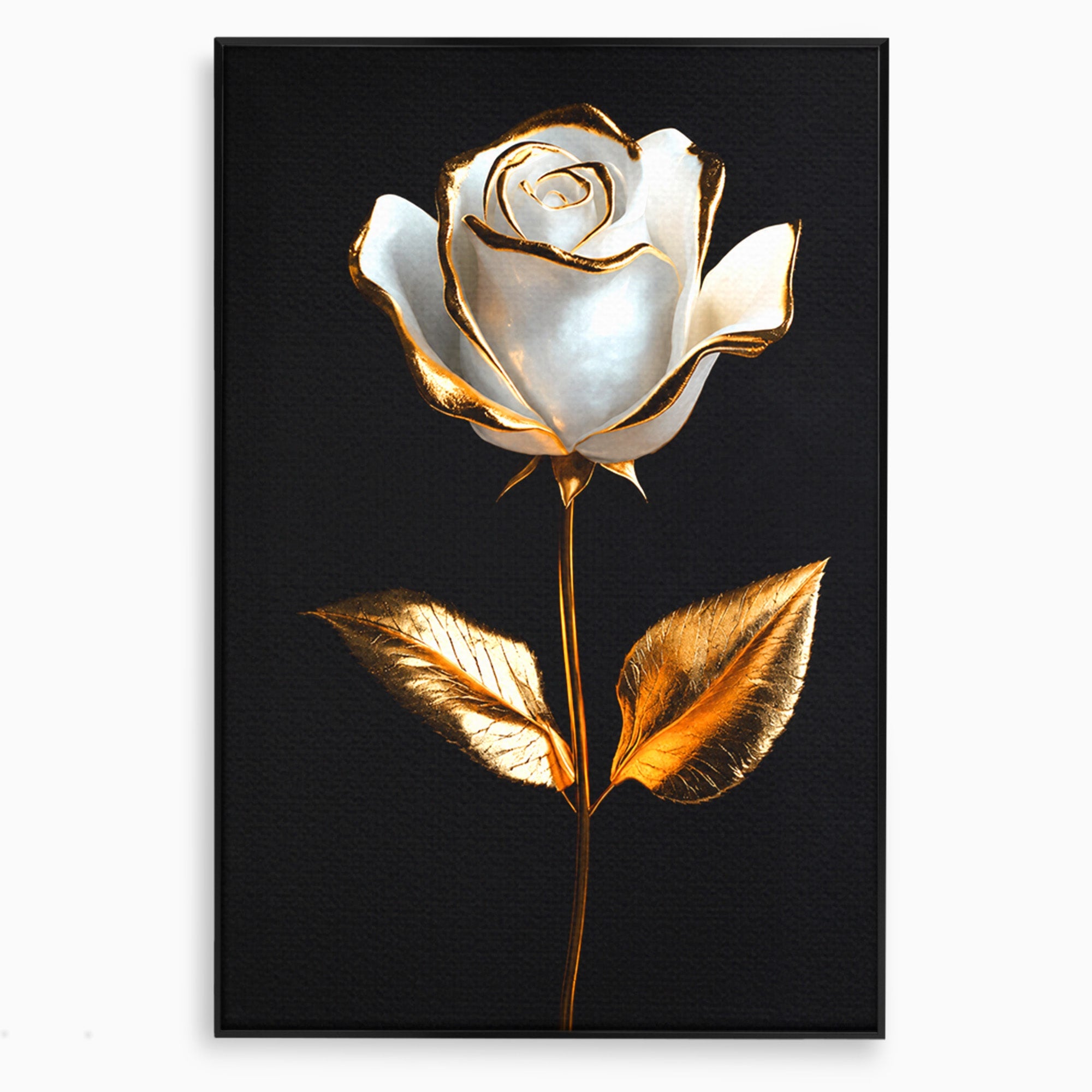 Tablou Canvas Premium LuxCanva® A1840, Trandafir Imperial, Trandafir, Floare, Eleganta, Lux, Dormitor, Culori Vibrante