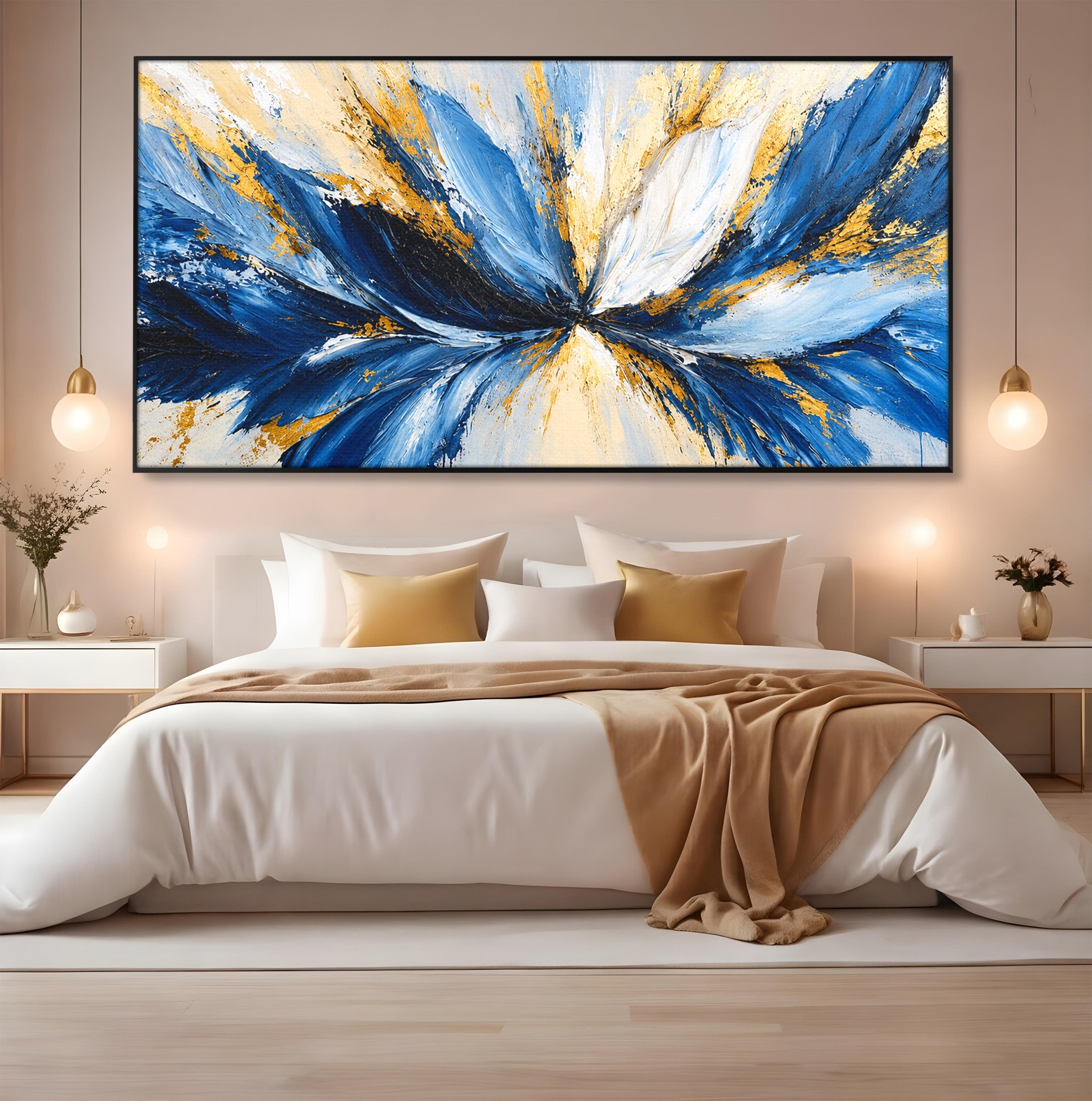 Tablou Canvas Premium LuxCanva® A1842, Explozie Abstracta, Abstract, Arta Moderna, Explozie, Living, Birou, Culori Vibrante