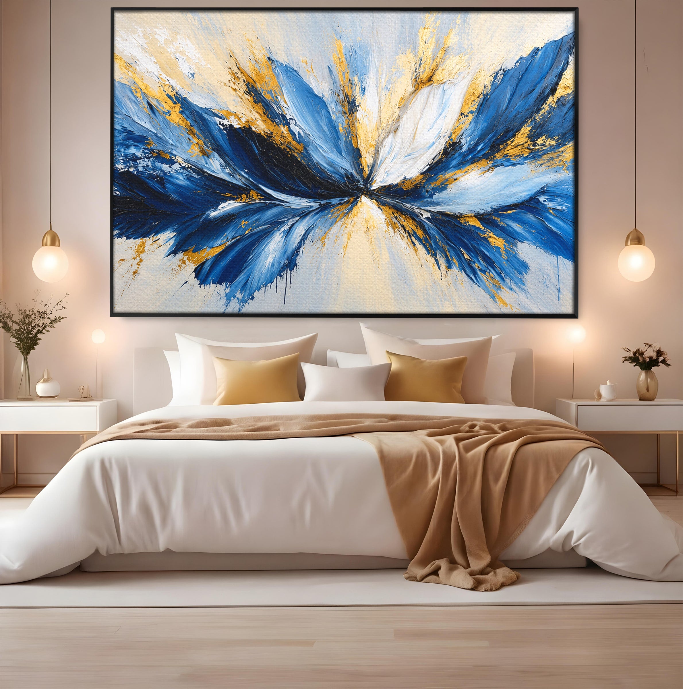 Tablou Canvas Premium LuxCanva® A1842, Explozie Abstracta, Abstract, Arta Moderna, Explozie, Living, Birou, Culori Vibrante