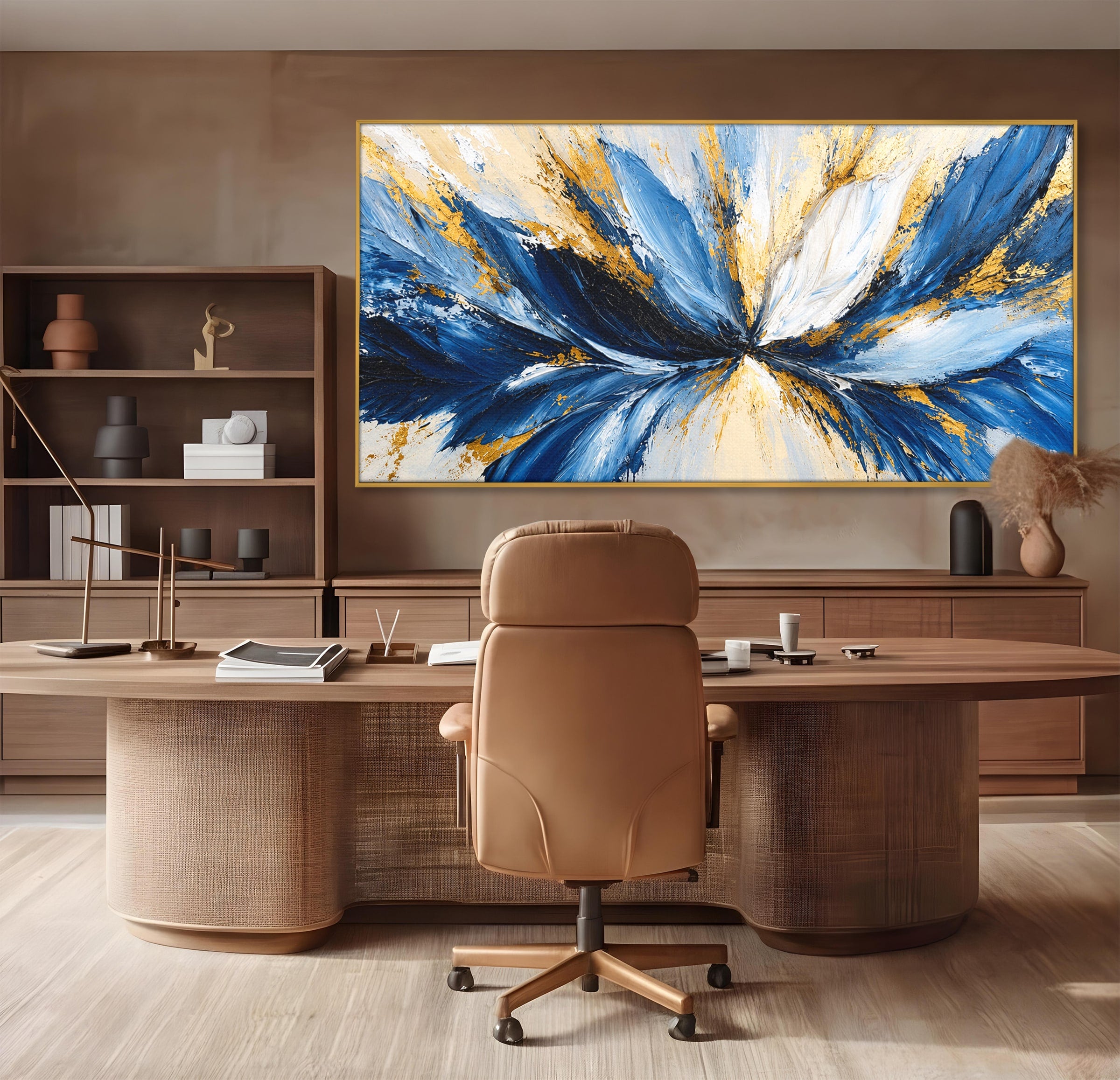 Tablou Canvas Premium LuxCanva® A1842, Explozie Abstracta, Abstract, Arta Moderna, Explozie, Living, Birou, Culori Vibrante