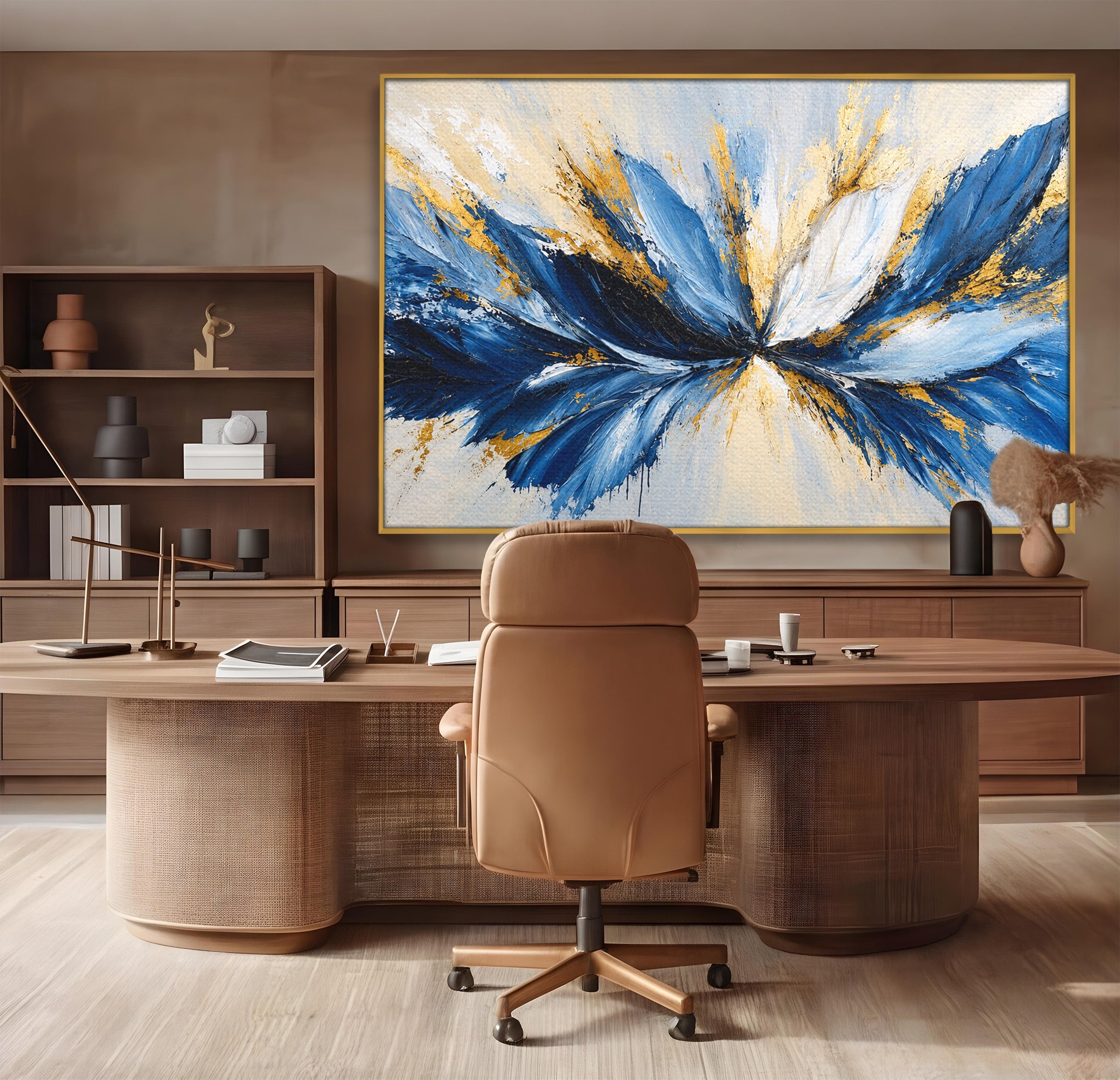 Tablou Canvas Premium LuxCanva® A1842, Explozie Abstracta, Abstract, Arta Moderna, Explozie, Living, Birou, Culori Vibrante