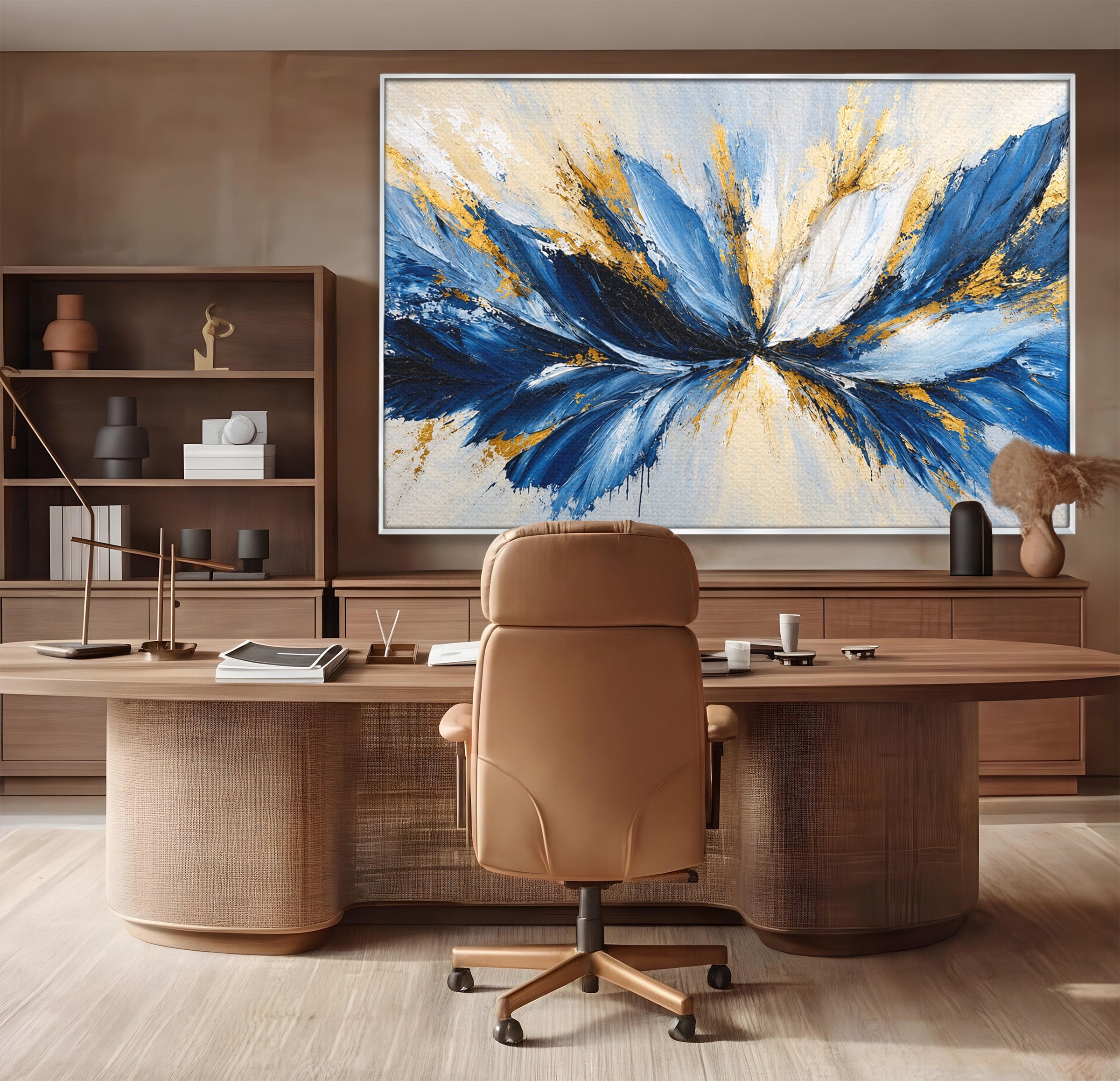Tablou Canvas Premium LuxCanva® A1842, Explozie Abstracta, Abstract, Arta Moderna, Explozie, Living, Birou, Culori Vibrante