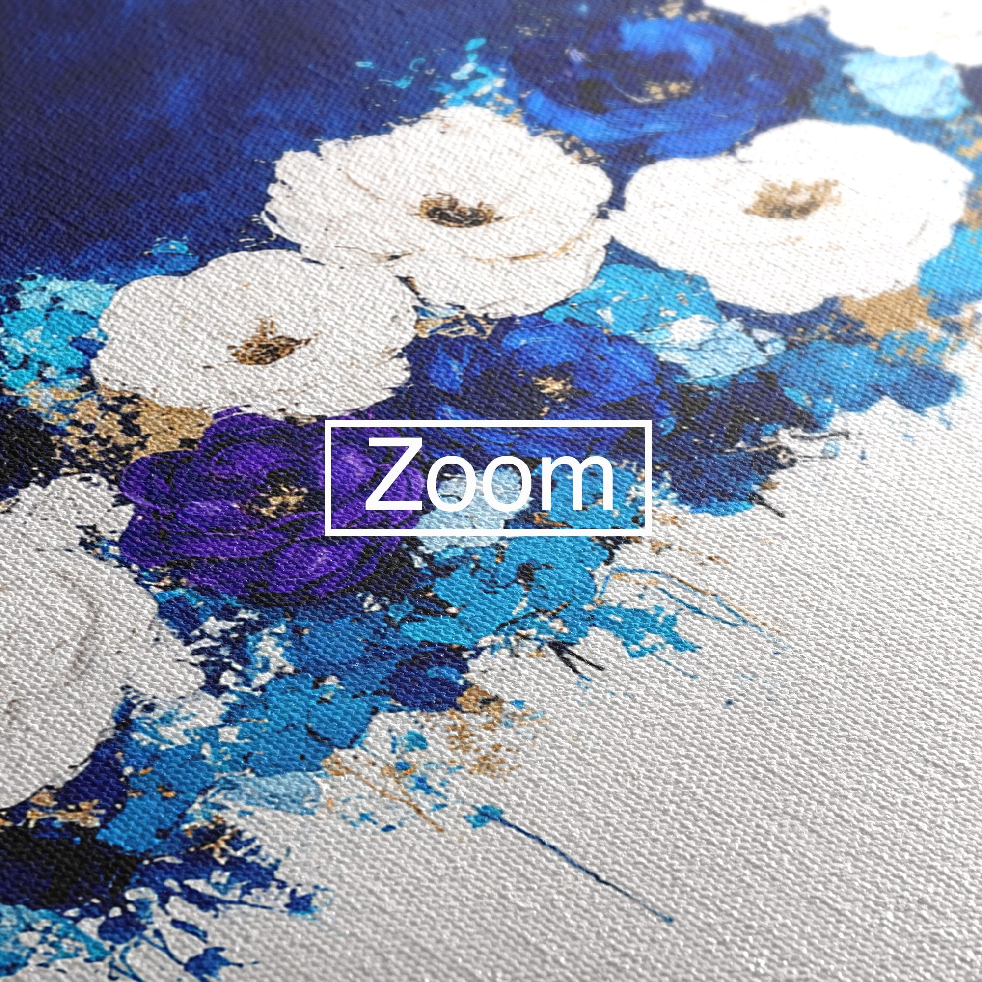 Tablou Canvas Premium LuxCanva® A1848, Orizont Floral, Flori, Abstract, Modern, Living, Dormitor, Culori Vibrante