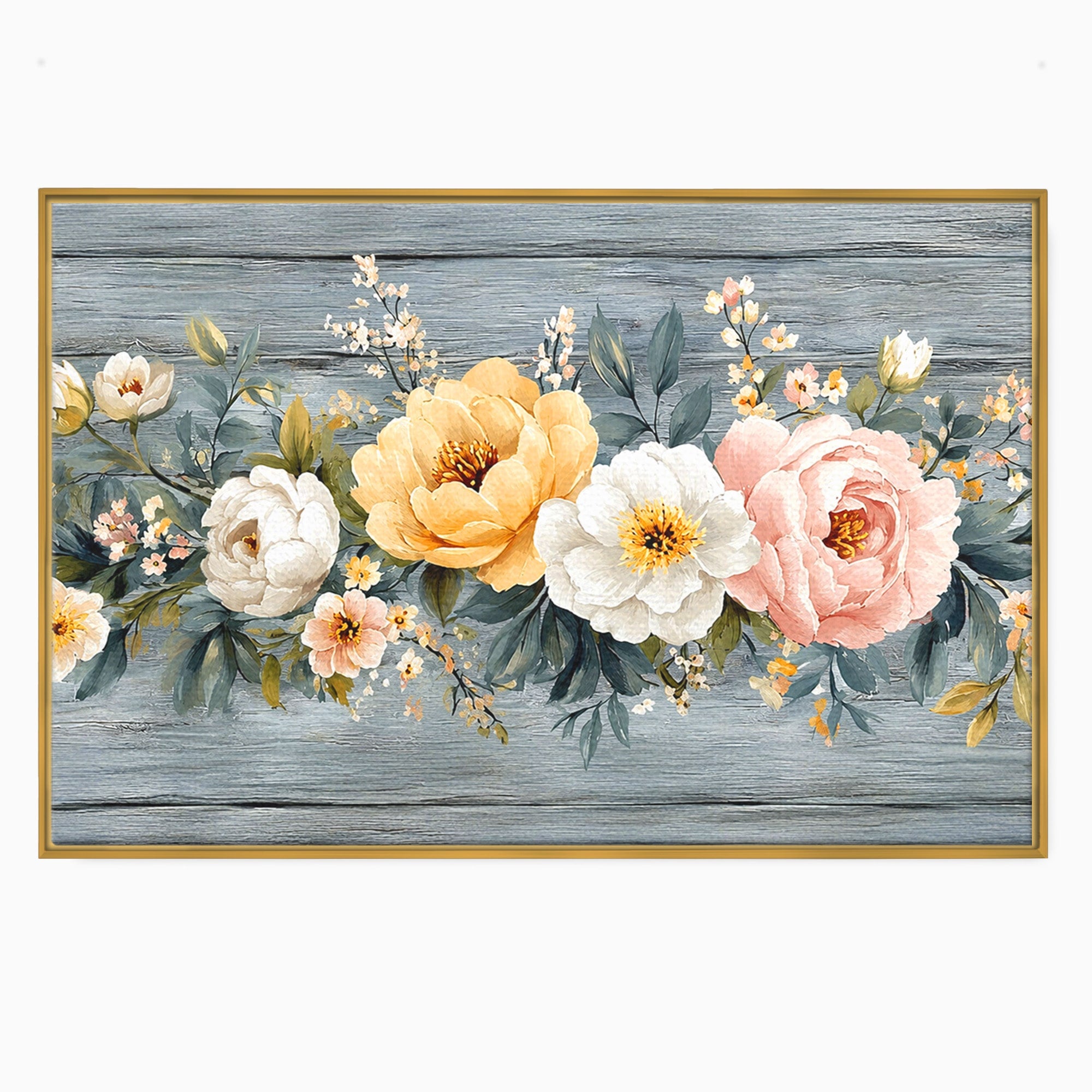 Tablou Canvas Premium LuxCanva® A1849, Flori De Primavara, Flori, Primavara, Natura, Living, Dormitor, Culori Vibrante