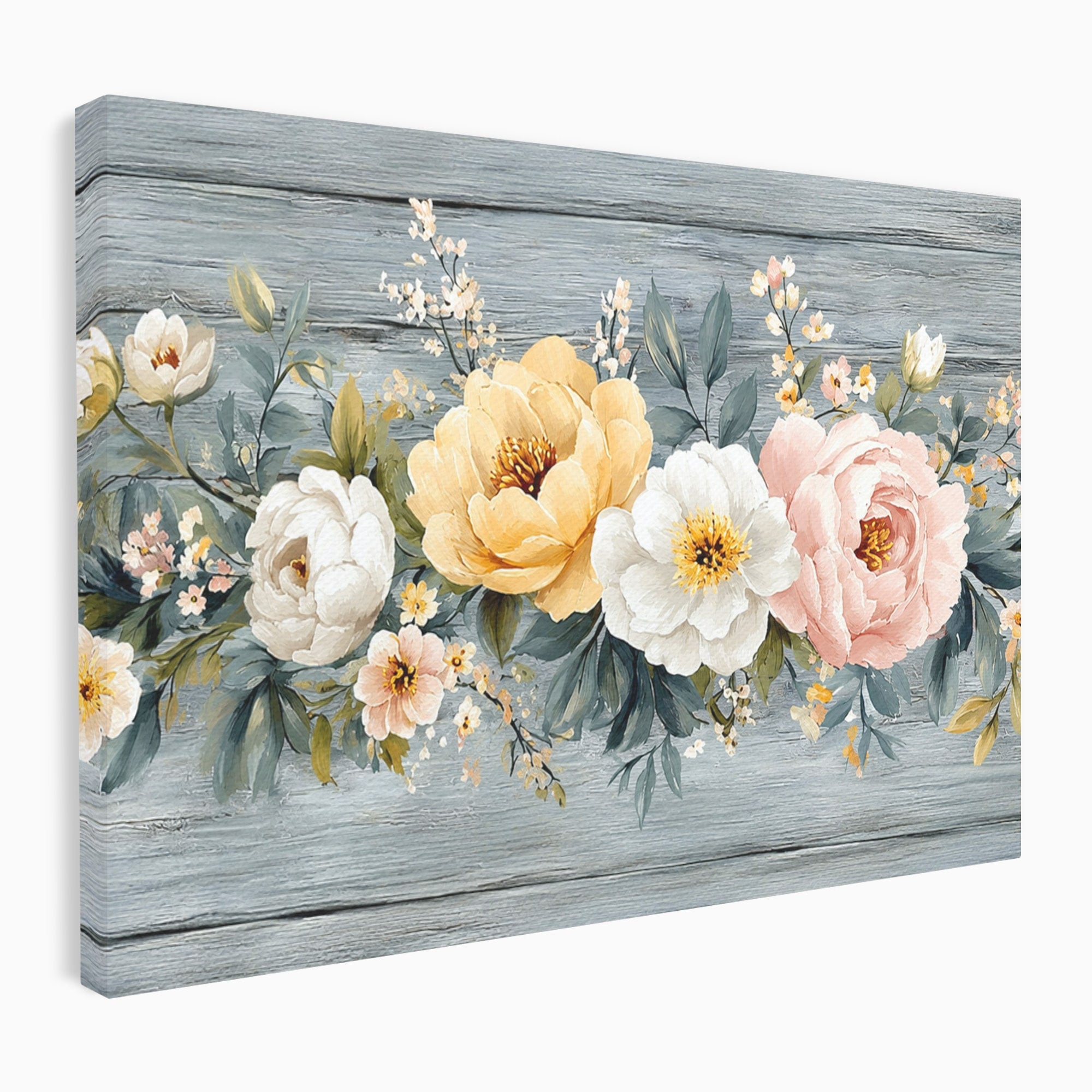 Tablou Canvas Premium LuxCanva® A1849, Flori De Primavara, Flori, Primavara, Natura, Living, Dormitor, Culori Vibrante