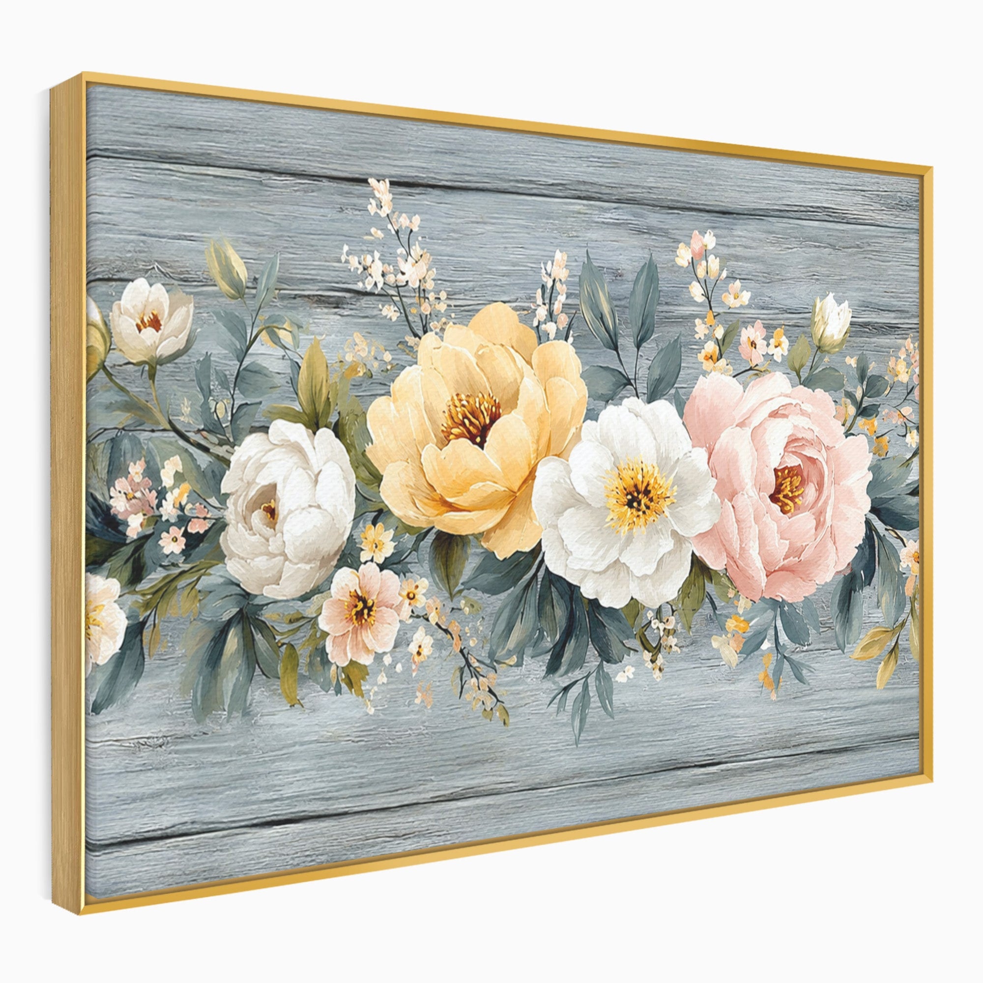 Tablou Canvas Premium LuxCanva® A1849, Flori De Primavara, Flori, Primavara, Natura, Living, Dormitor, Culori Vibrante